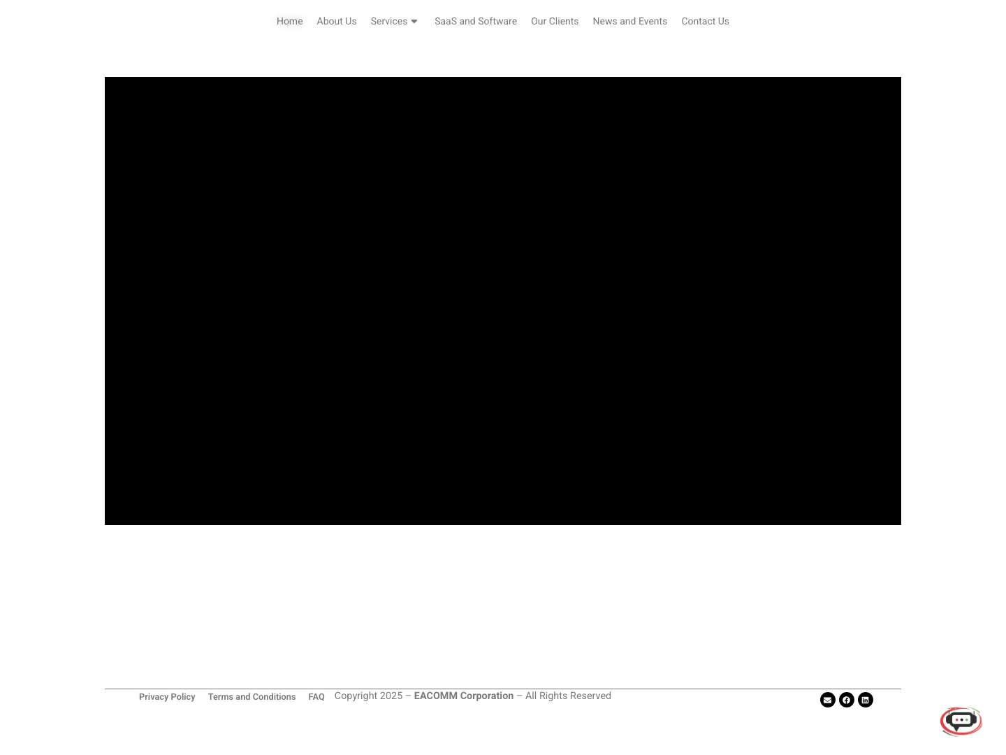 Custom Web and AI Software | Build Now with EACOMM - Full Screenshot