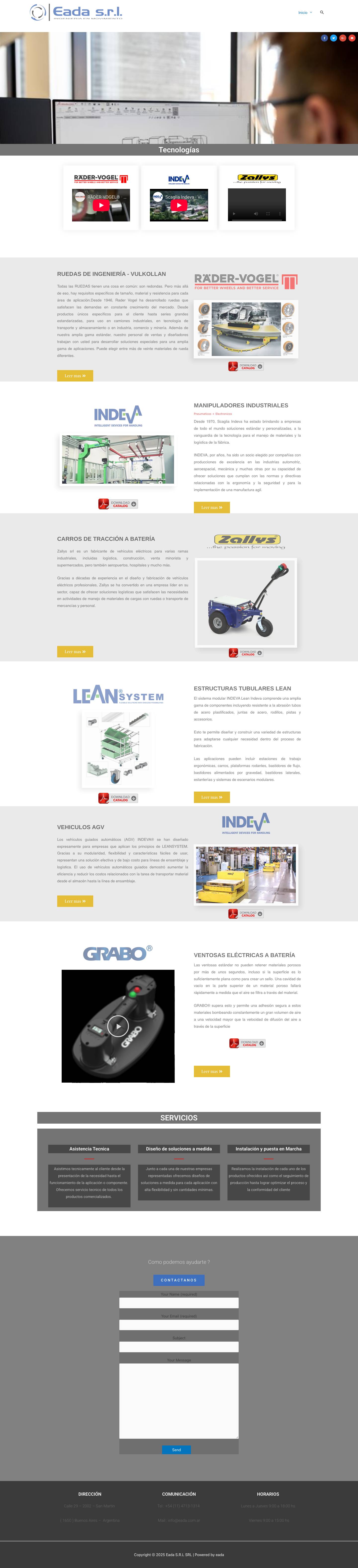 Eada S.R.L - Full Screenshot