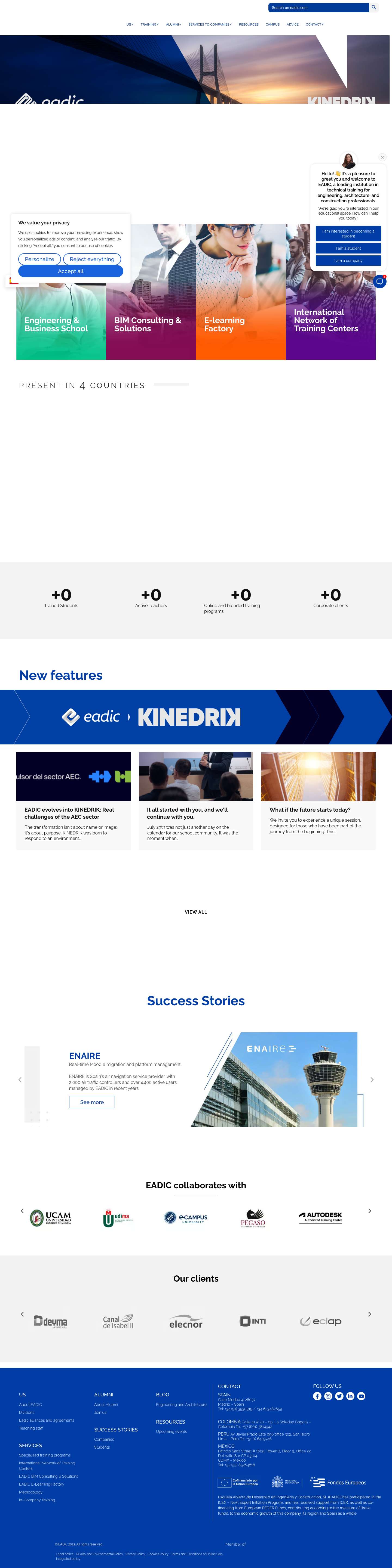EADIC, escuela de ingeniería y arquitectura - Full Screenshot