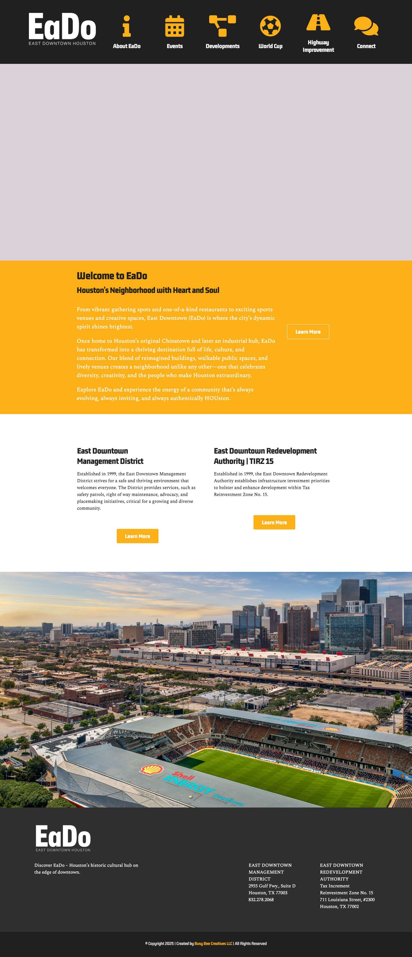 East Downtown Houston – Art & Soul of the City - Full Screenshot