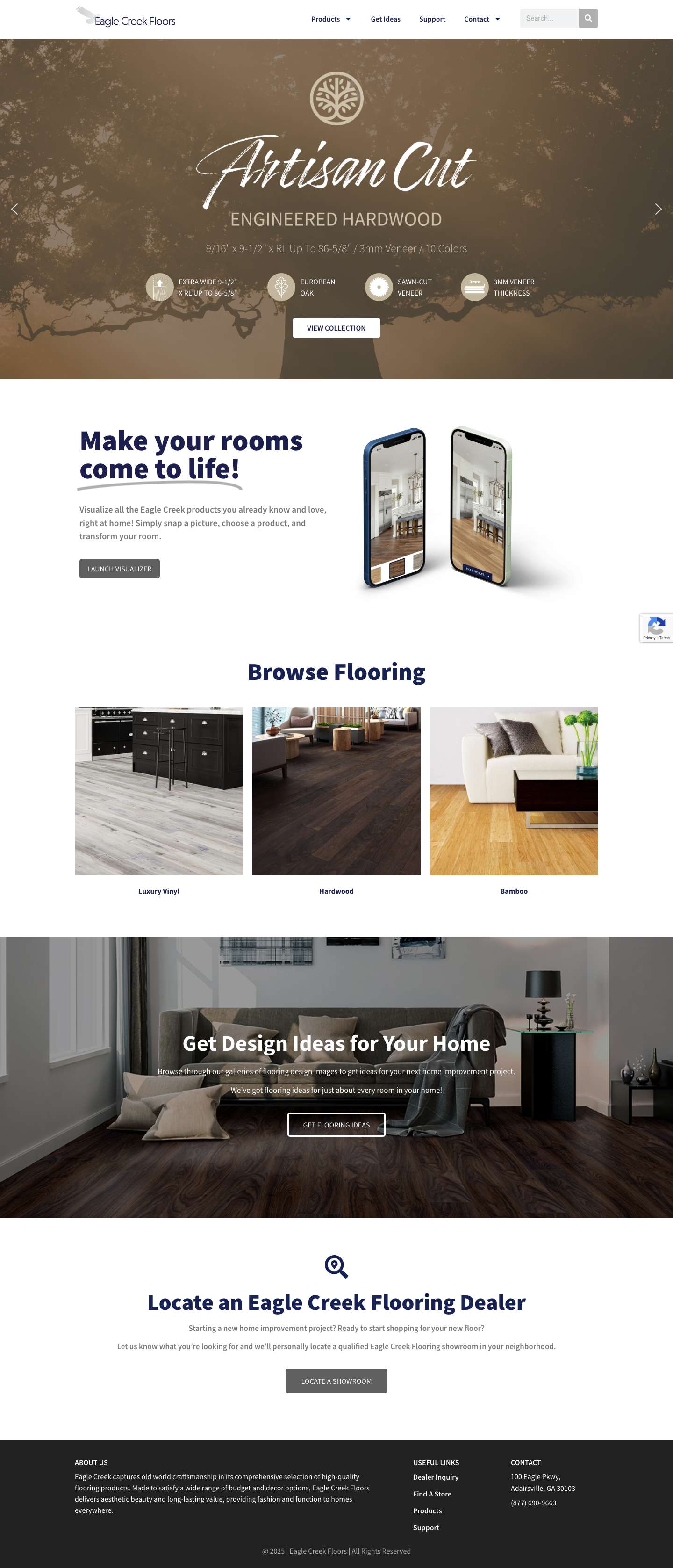 Eagle Creek Floors - Full Screenshot