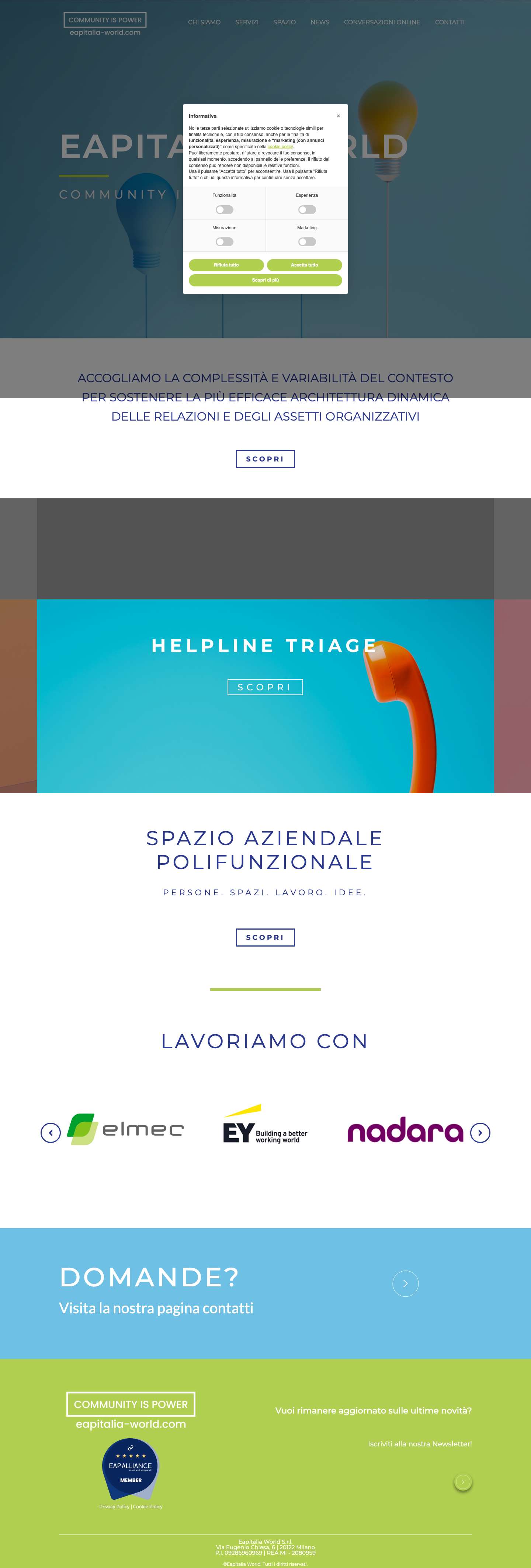 Employee Assistance Program | EAP Italia - Full Screenshot