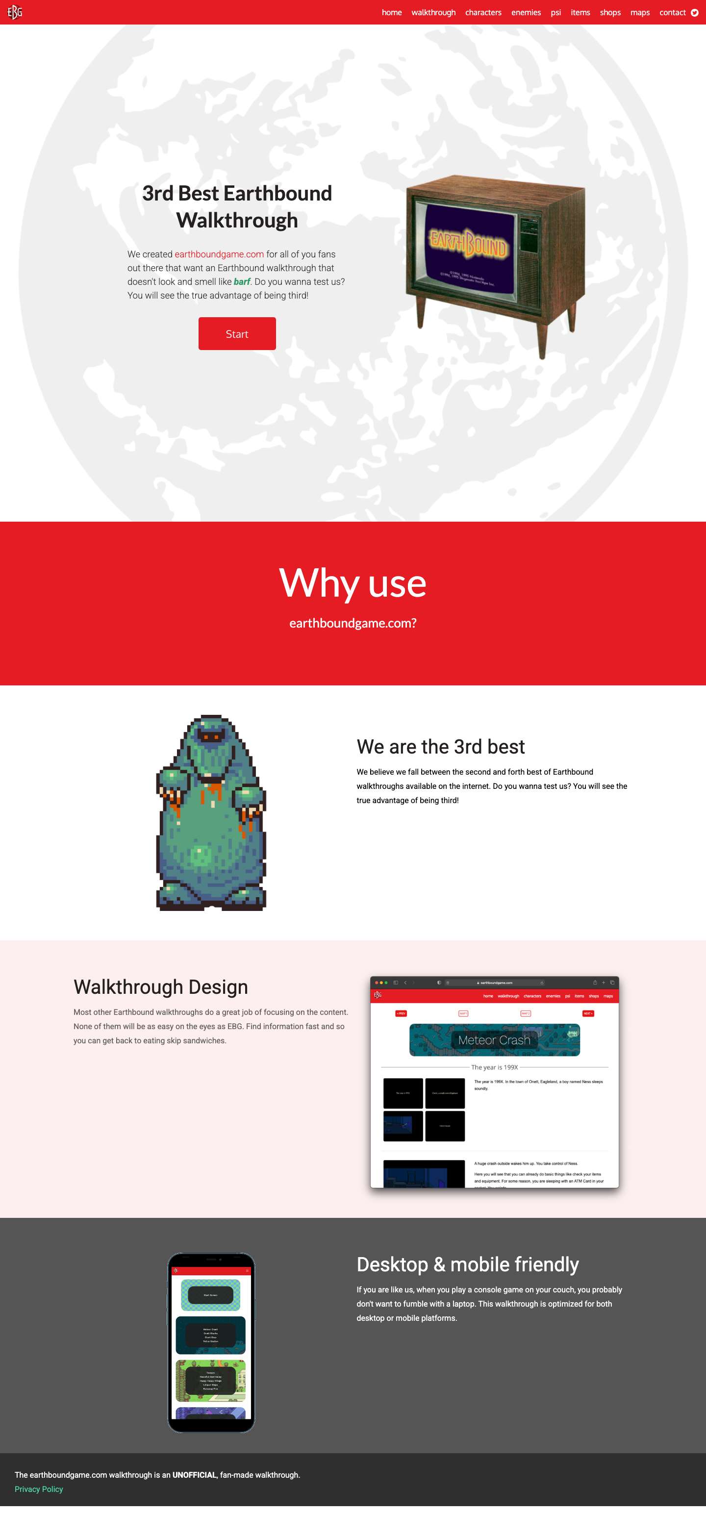 3rd Best Earthbound Walkthrough - Full Screenshot