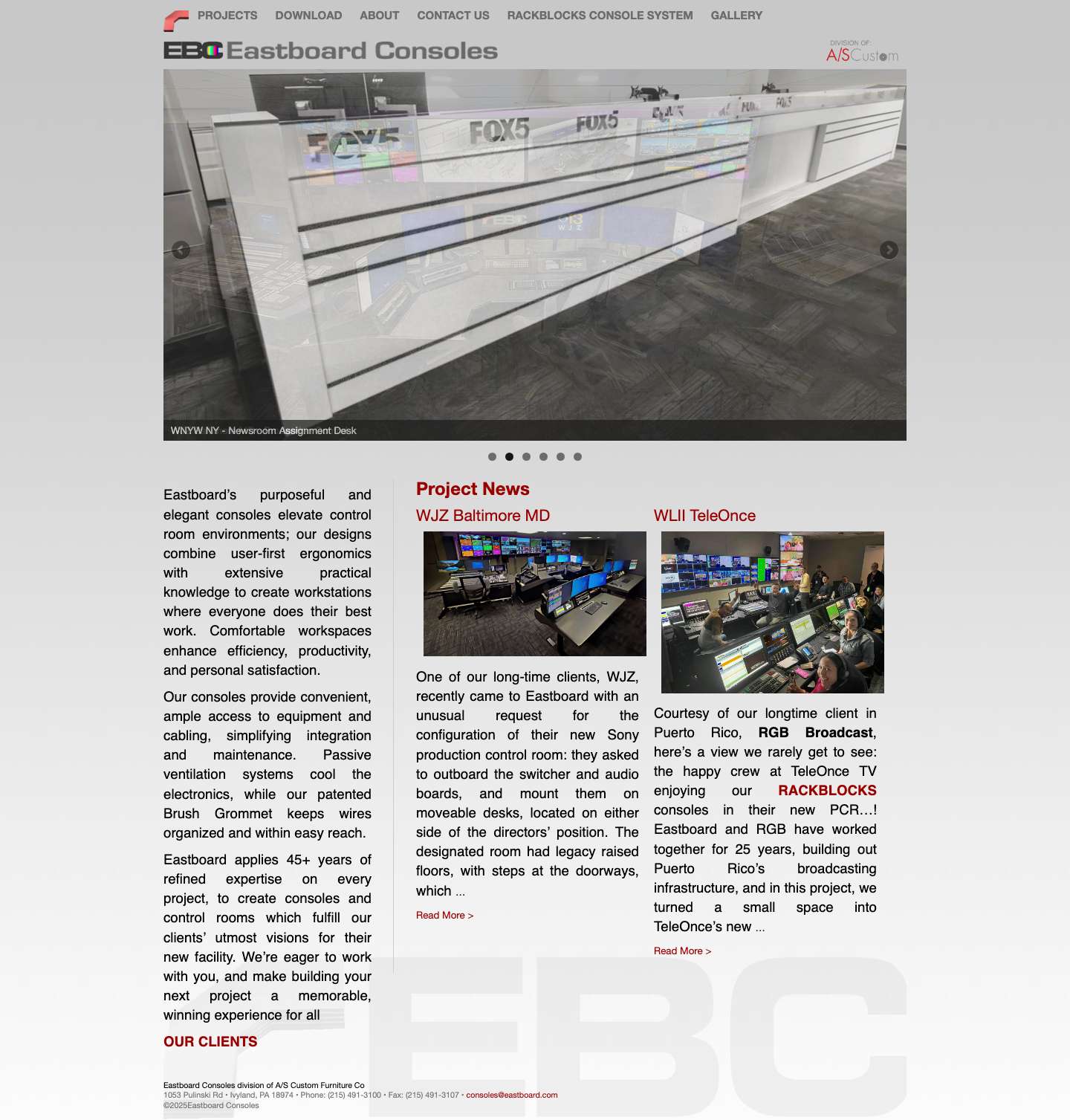 - Eastboard Consoles - Full Screenshot