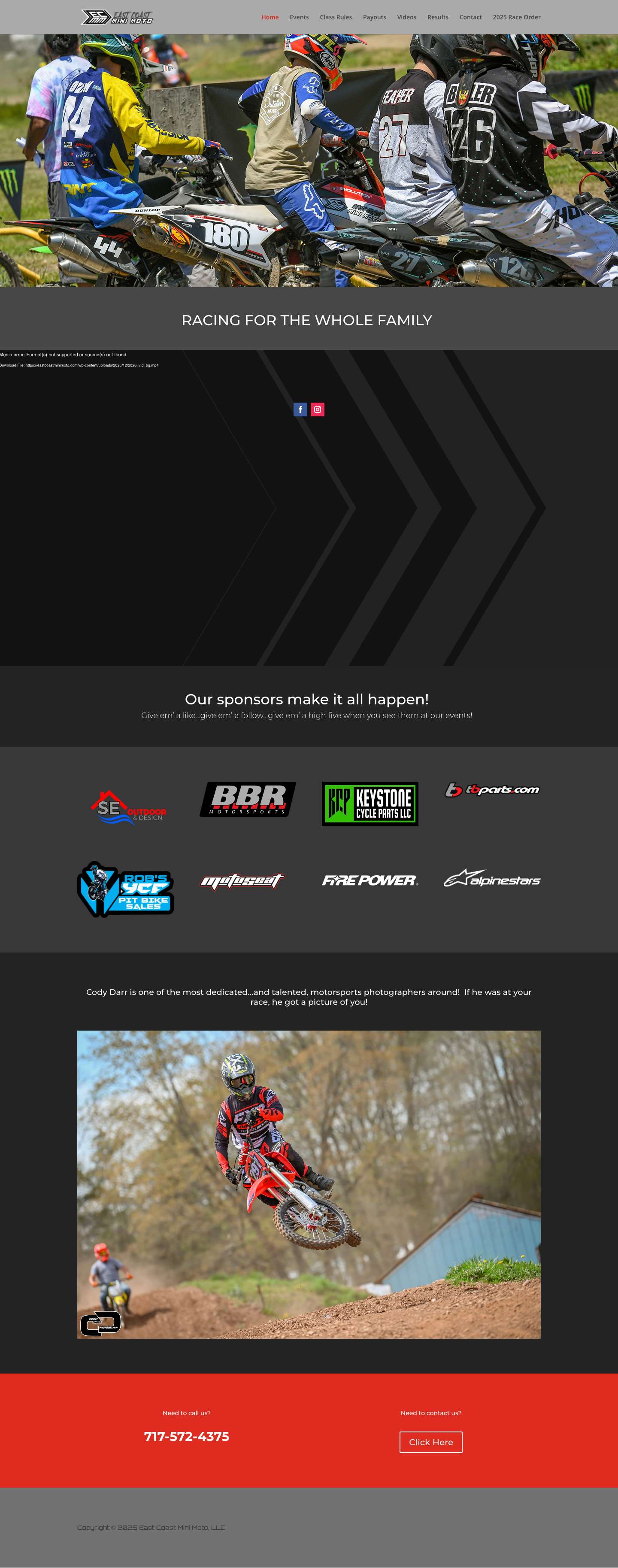 East Coast Mini Moto | Racing for the whole family - Full Screenshot