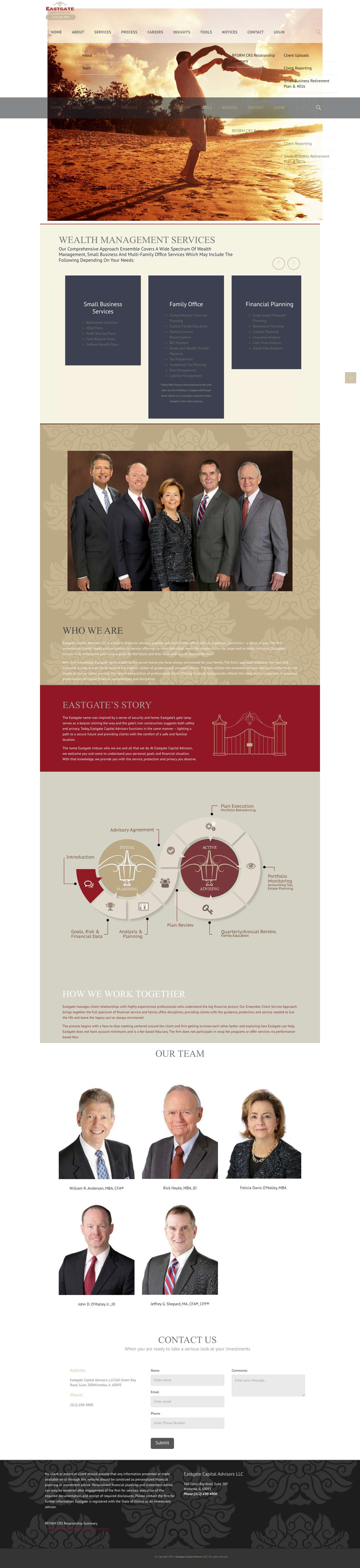 Home - Eastgate Capital Advisors LLC - Full Screenshot