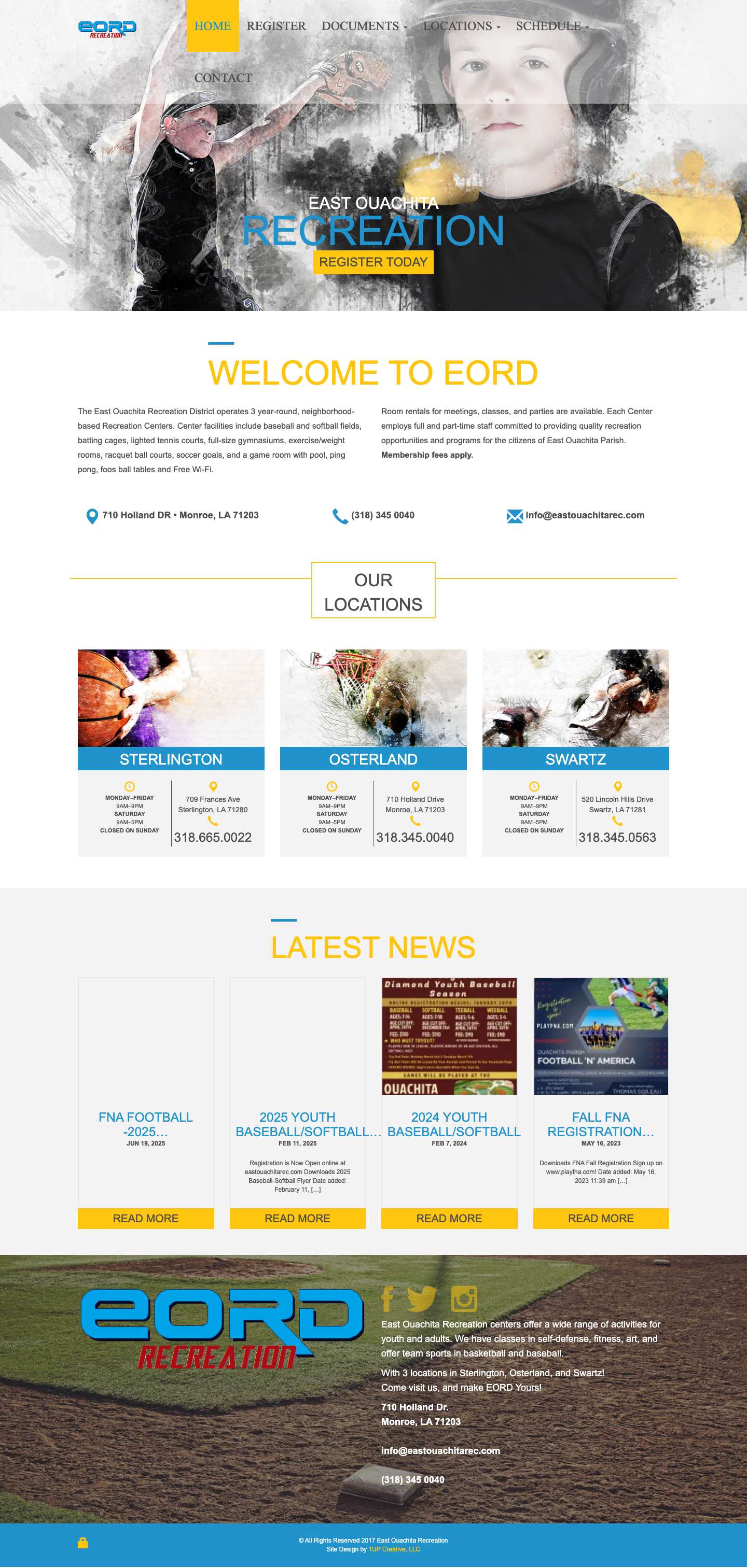 East Ouachita Recreation District - Full Screenshot