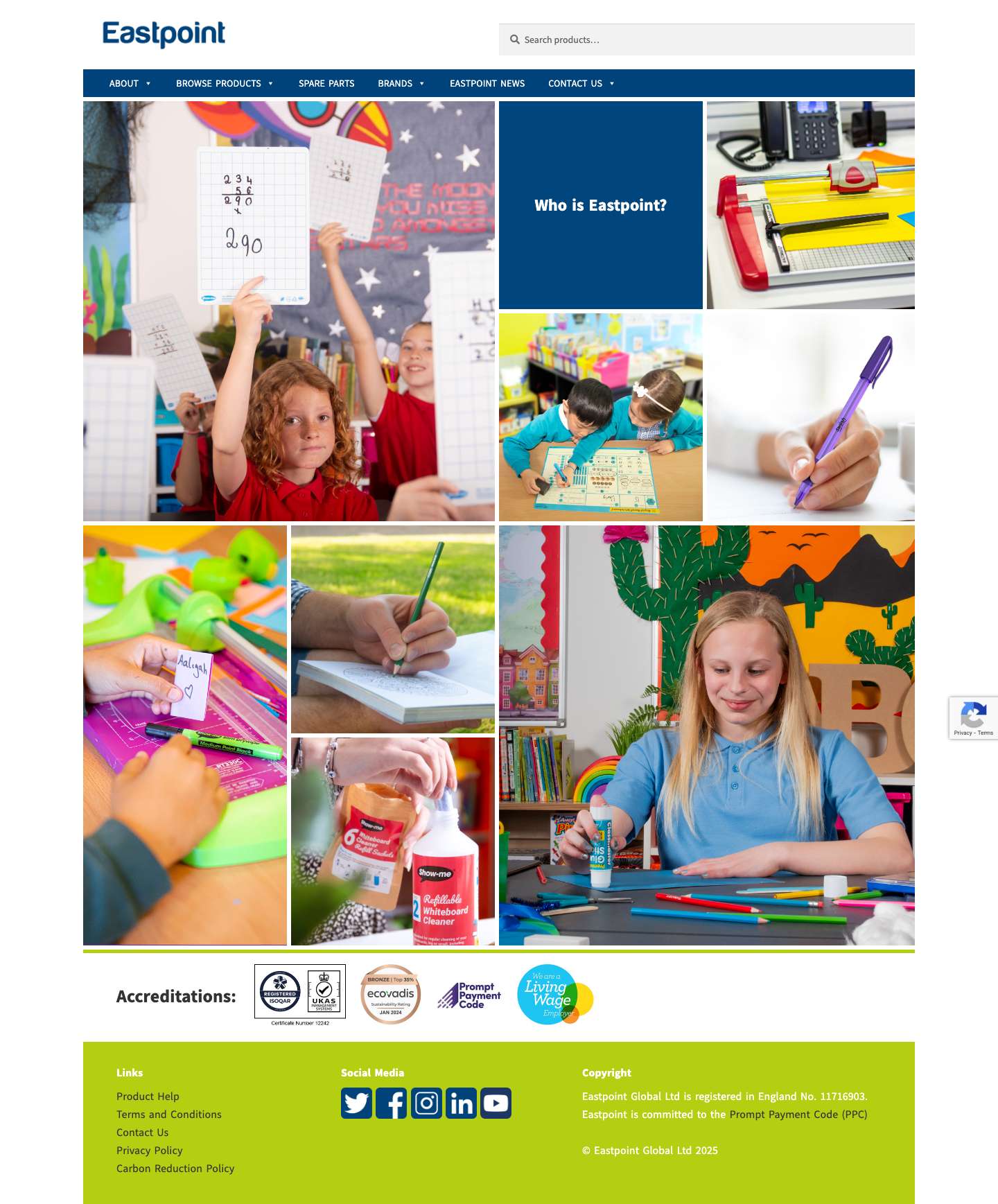 Eastpoint Global Ltd – Supplying The Education Sector with Quality Products - Full Screenshot