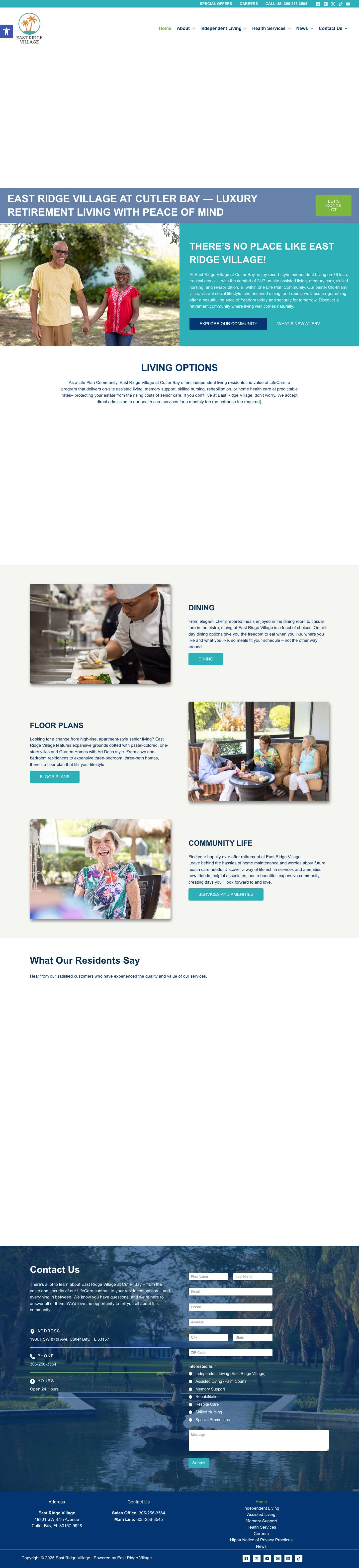 East Ridge Village at Cutler Bay – Luxury Retirement Living with Peace of MindAccessibility ToolsIncrease TextDecrease TextGrayscaleHigh ContrastNegative ContrastLight BackgroundLinks UnderlineReadable FontReset - Full Screenshot