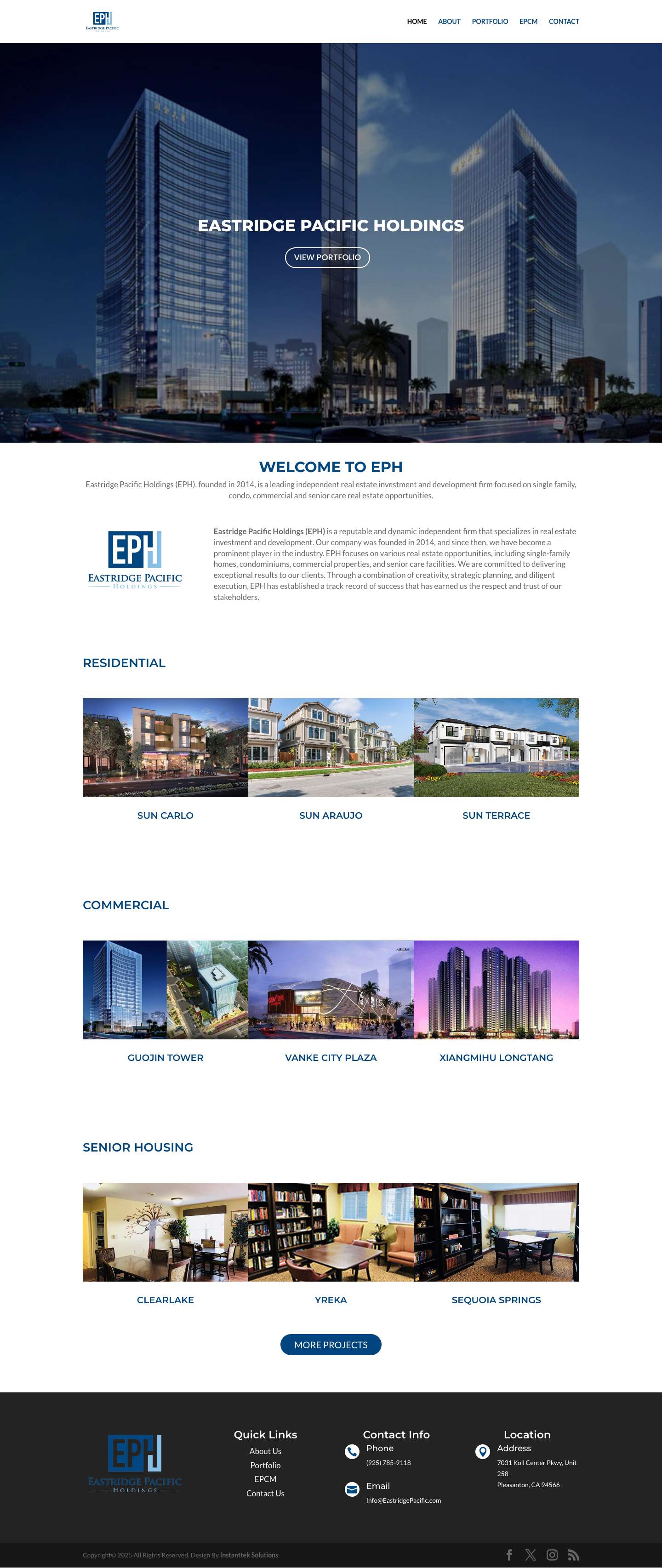 EAST RIDGE PACIFIC | EAST RIDGE PACIFIC - Full Screenshot