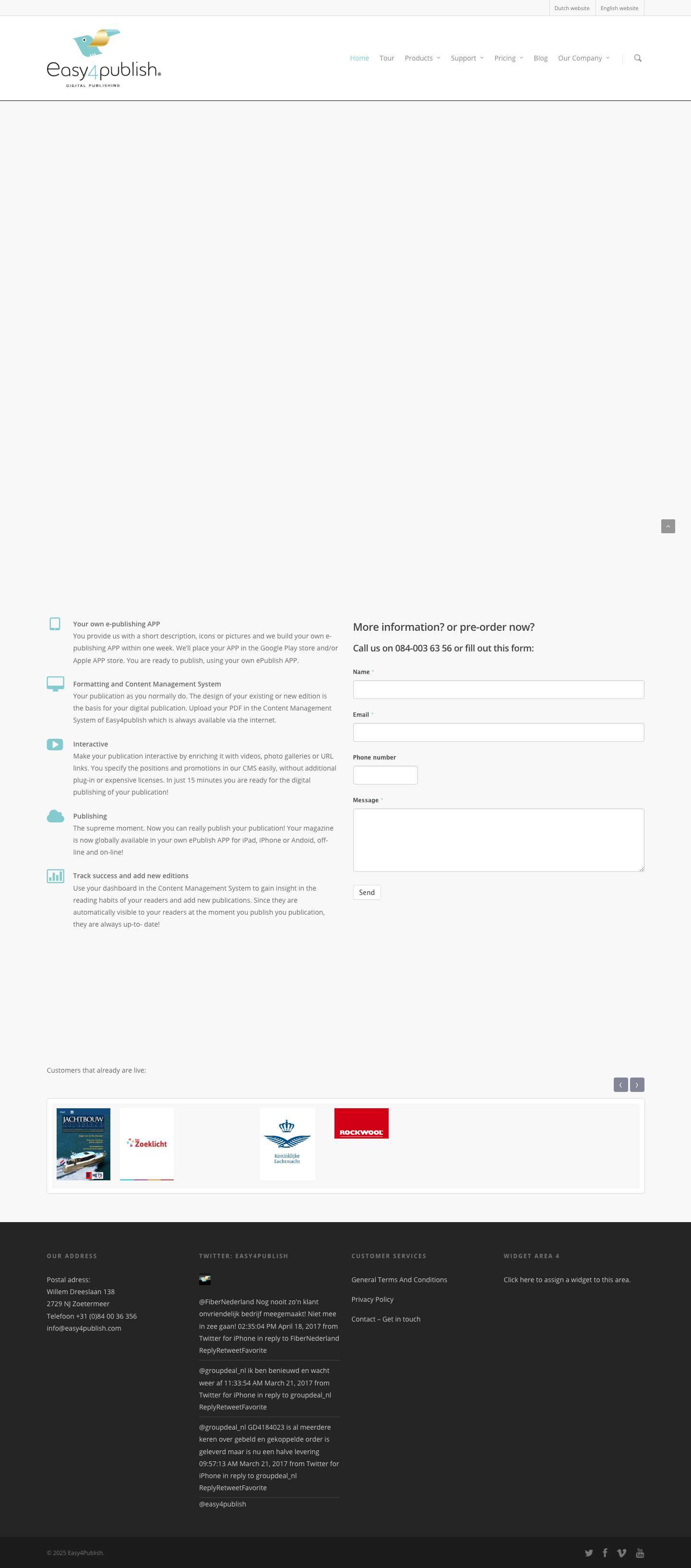 Easy and affordable digital publishing - Easy4Publish - Full Screenshot