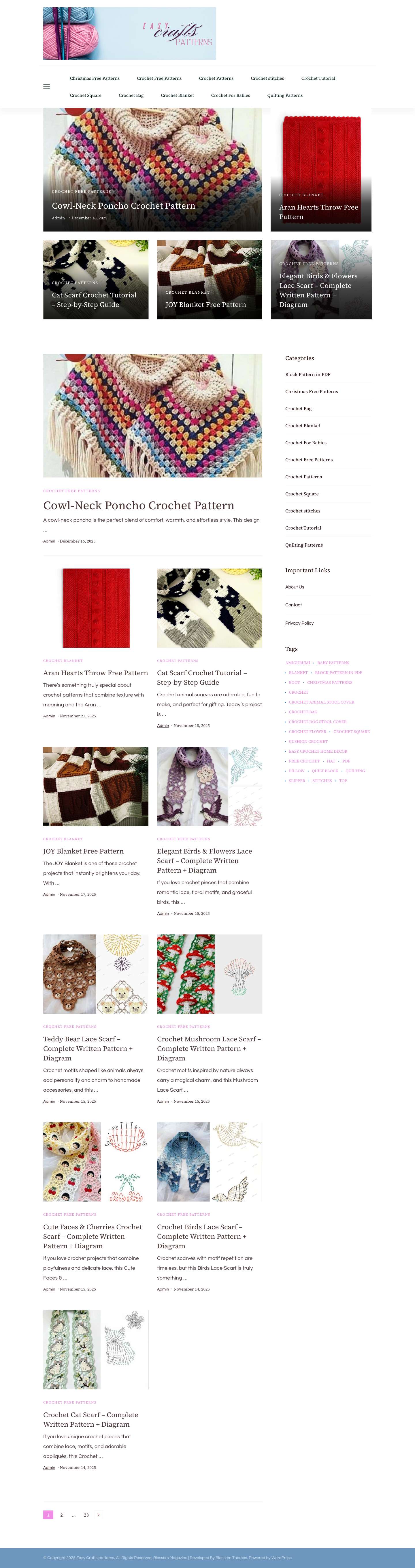 Easy Crafts patterns - - Full Screenshot