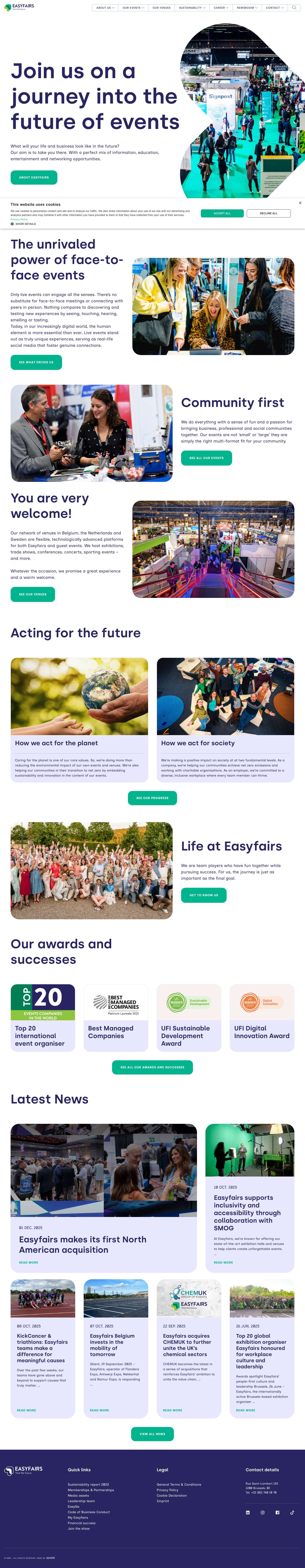 Easyfairs - Visit the future - Full Screenshot