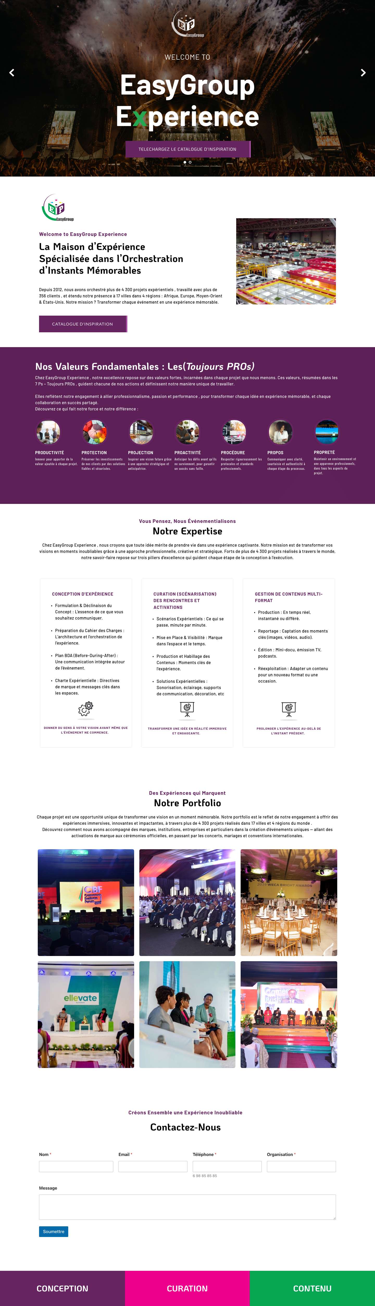 EasyGroupExperiences – Easy Group Experiences - Full Screenshot