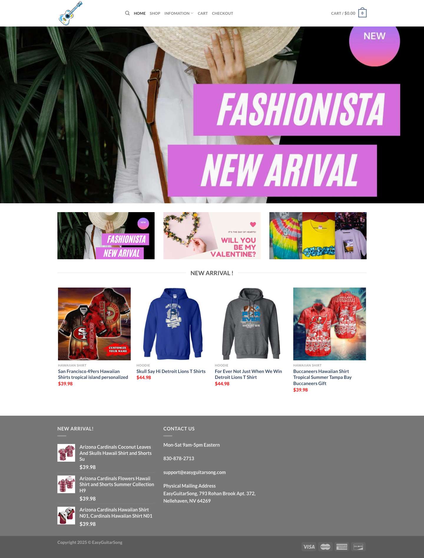 Homepage - Easy Guitar Song - Full Screenshot