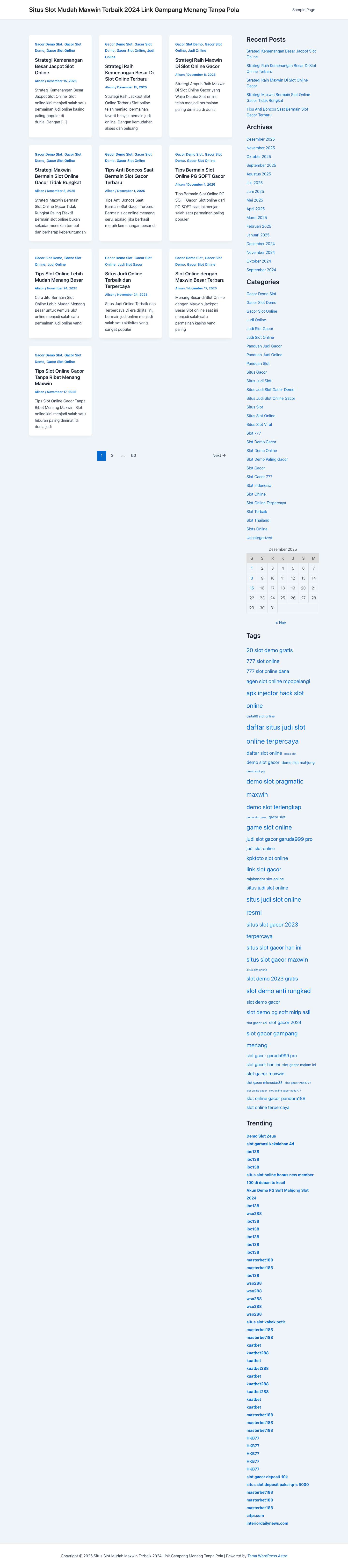 Situs Slot Mudah Maxwin Terbaik 2024 Link Gampang Menang Tanpa Pola - Full Screenshot