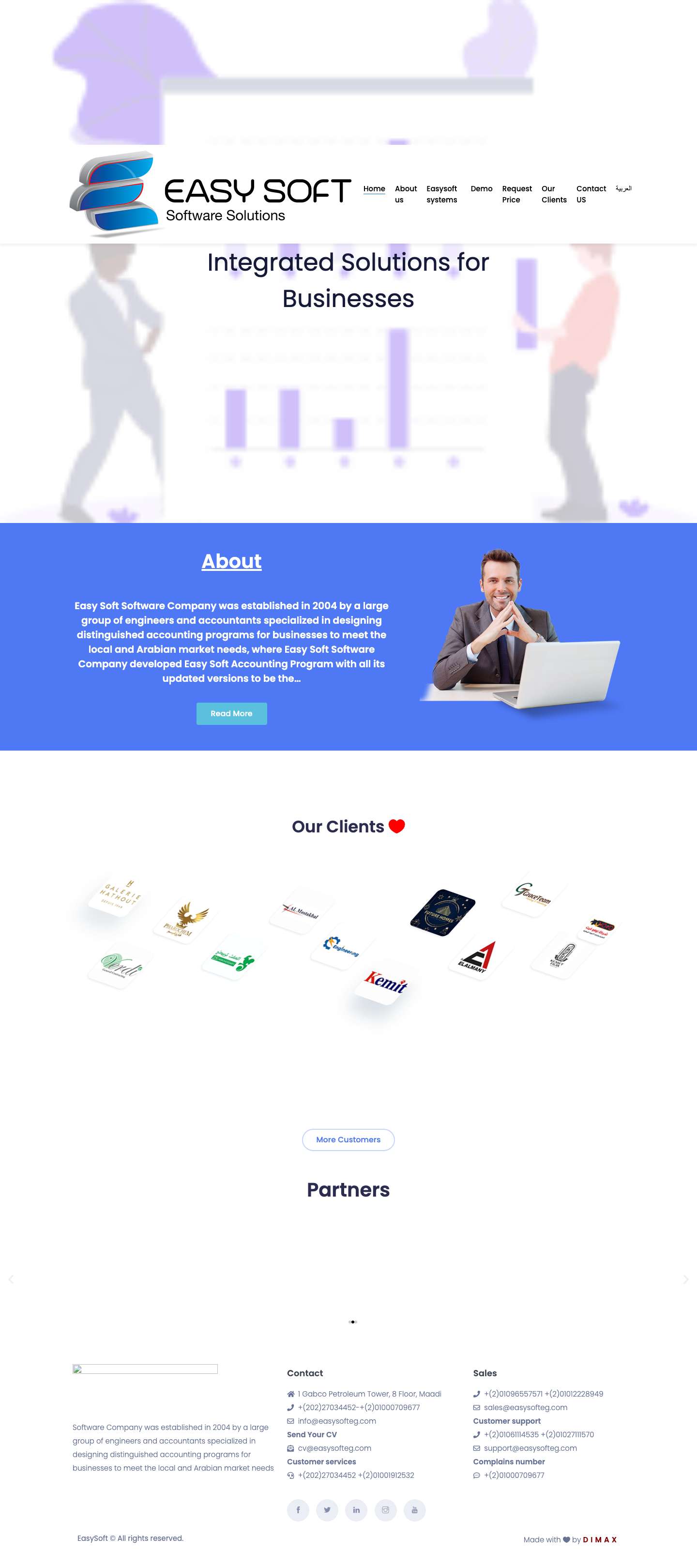 EasySoft – Accounting Programs & Full Integrated Solutions for Businesses - Full Screenshot