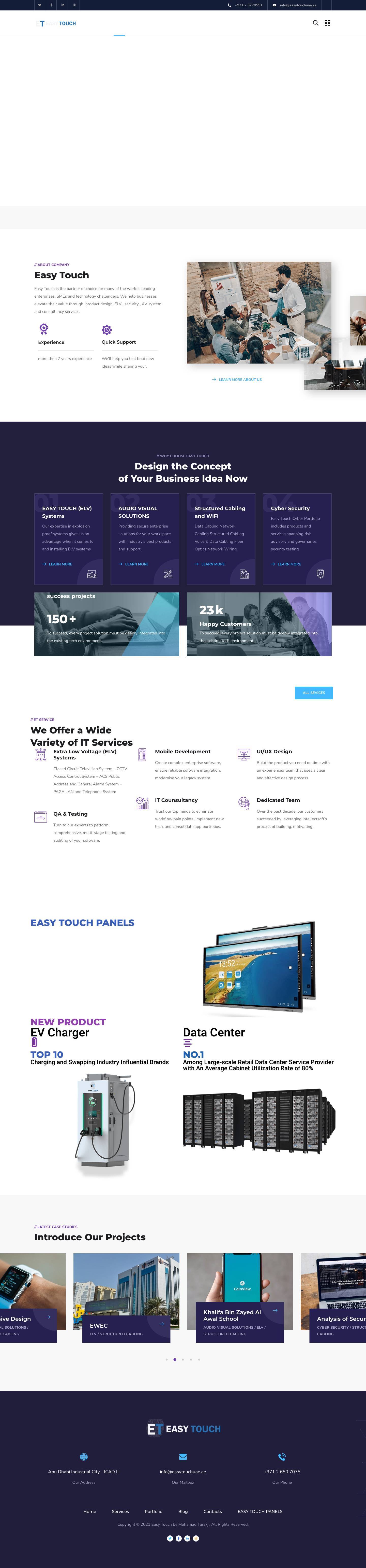Home 1 - Easy Touch - Full Screenshot