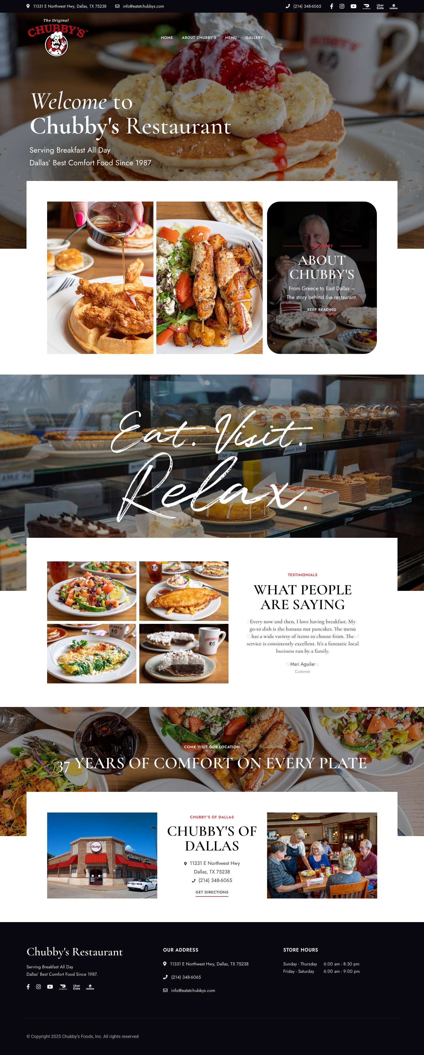 The Original Chubby's - Full Screenshot