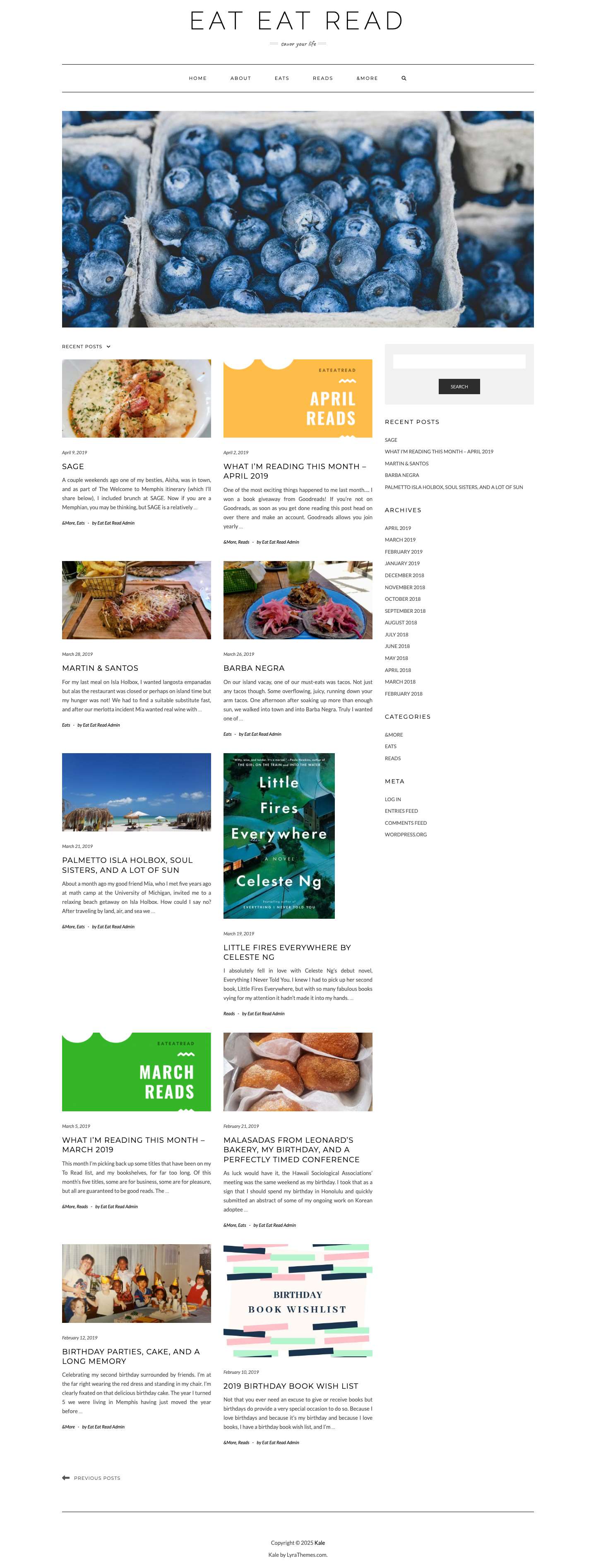 Eat Eat Read – savor your life - Full Screenshot