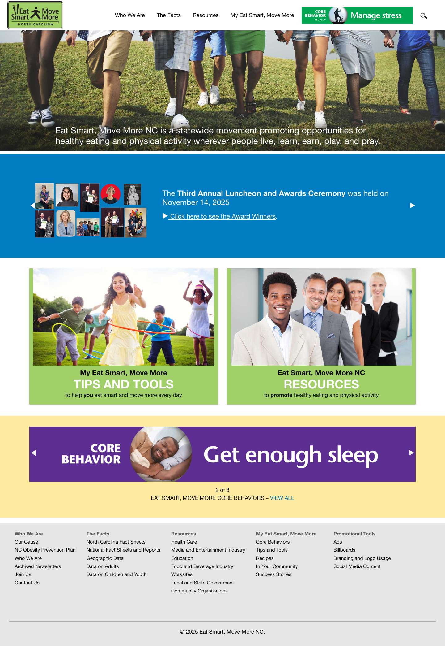 Eat Smart, Move More NC - Eat Smart, Move More NC - Full Screenshot