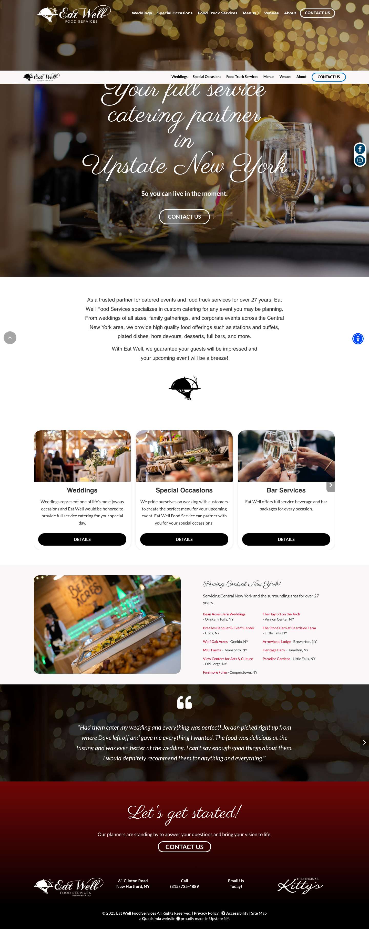 Eat Well Food Services - Full Screenshot