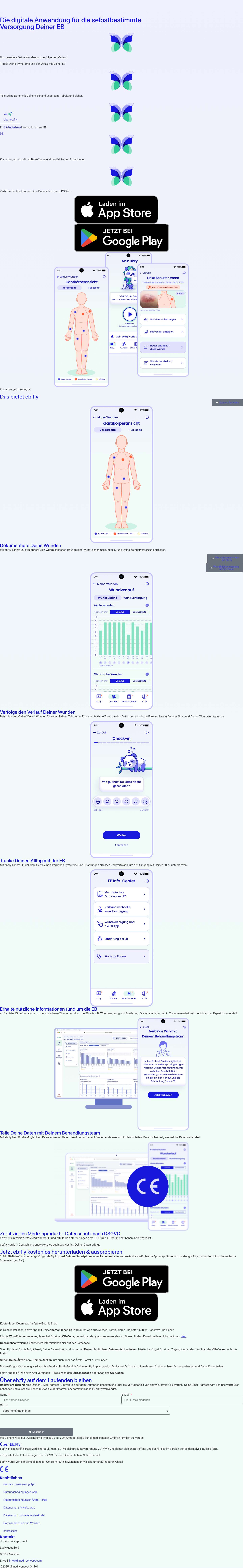 Über eb:fly - eb:fly - Full Screenshot