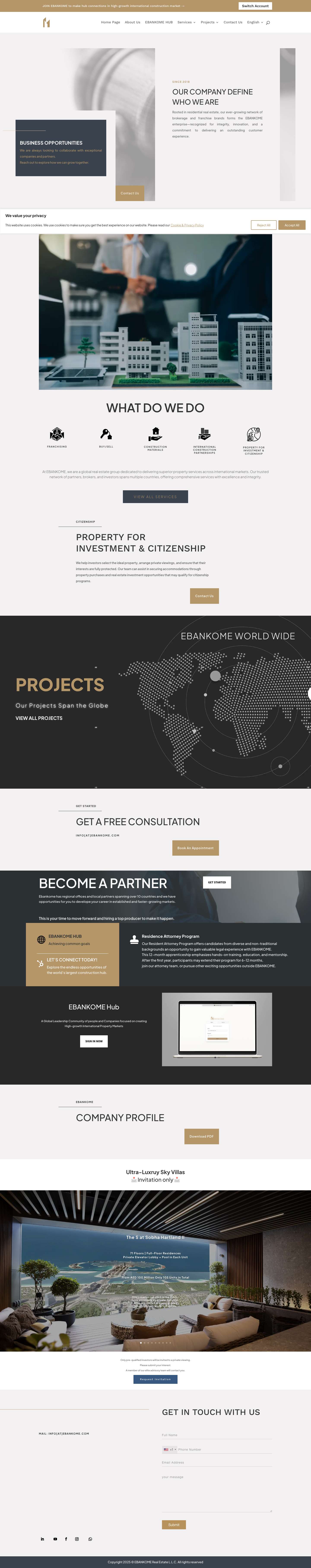 Ebankome Group - Full Screenshot