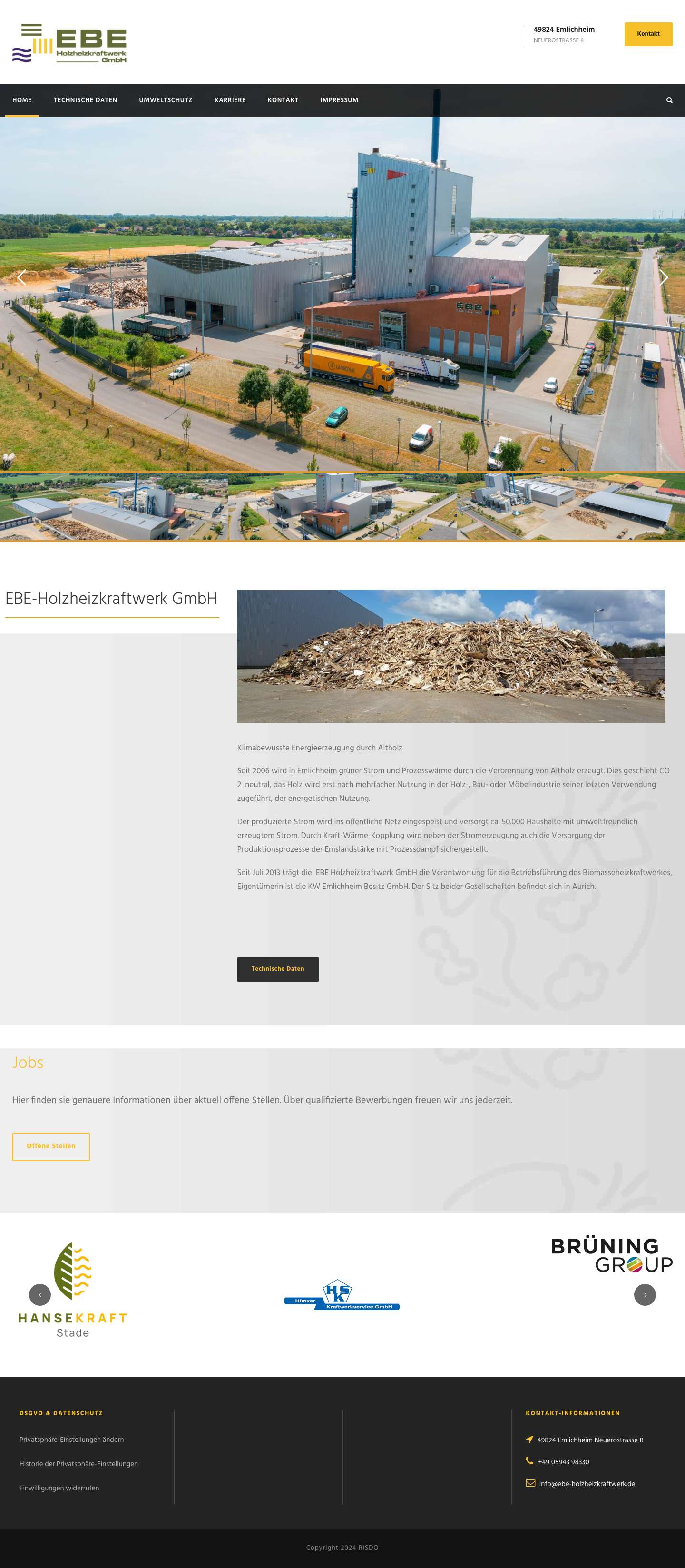 EBE-Holzheizkraftwerk - Full Screenshot