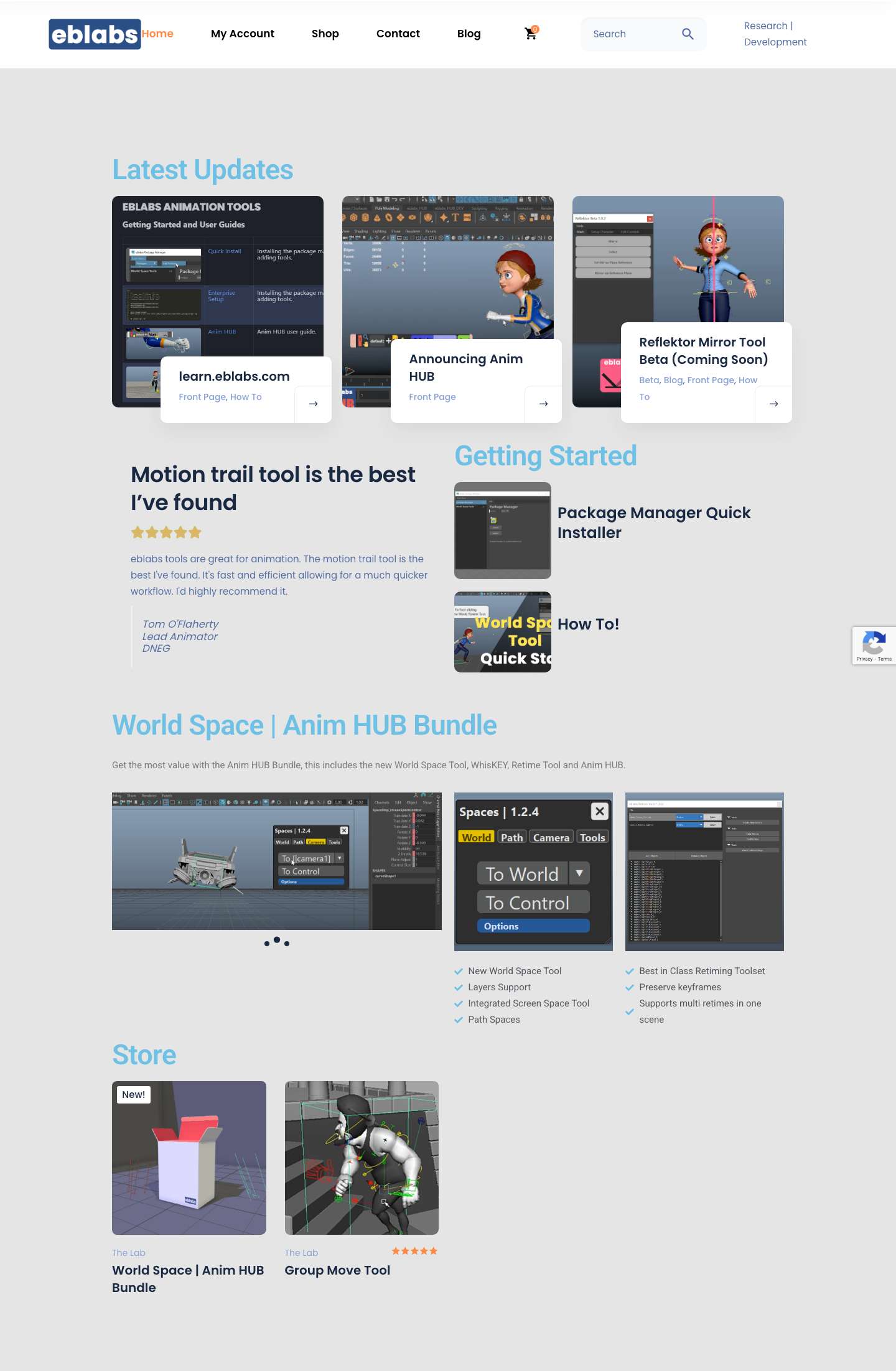 eblabs – Research | Development - Full Screenshot