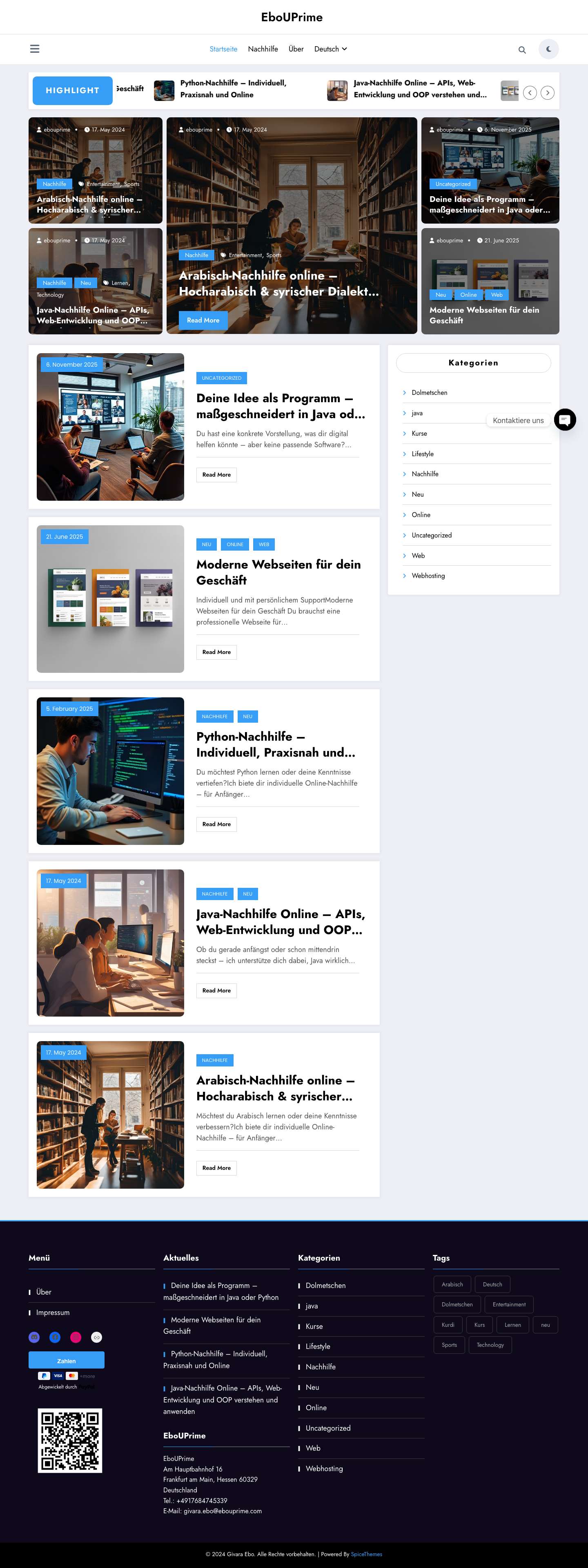 EboUPrime - - Full Screenshot