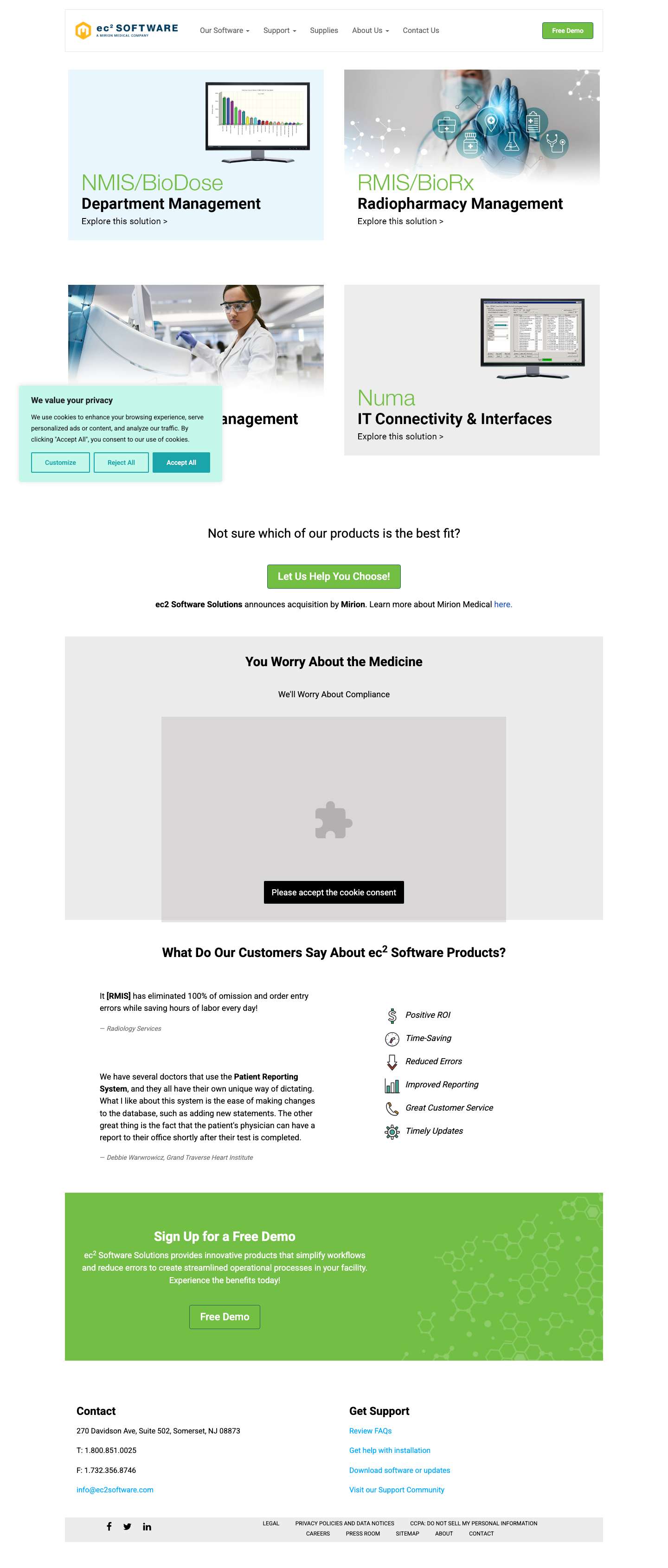 ec2 Software – Powering Precision Care – Powering Precision Care - Full Screenshot