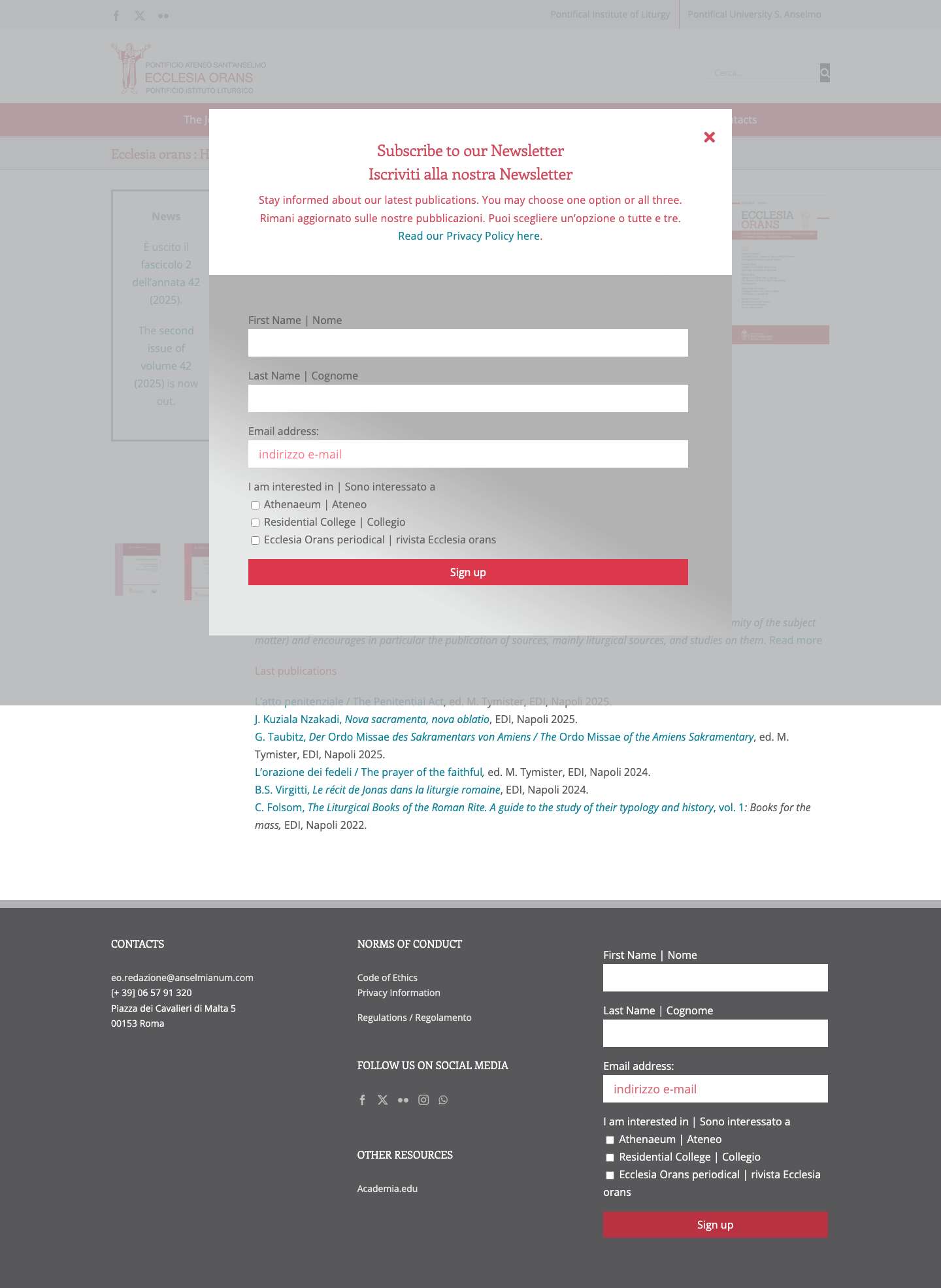 Ecclesia orans - Full Screenshot