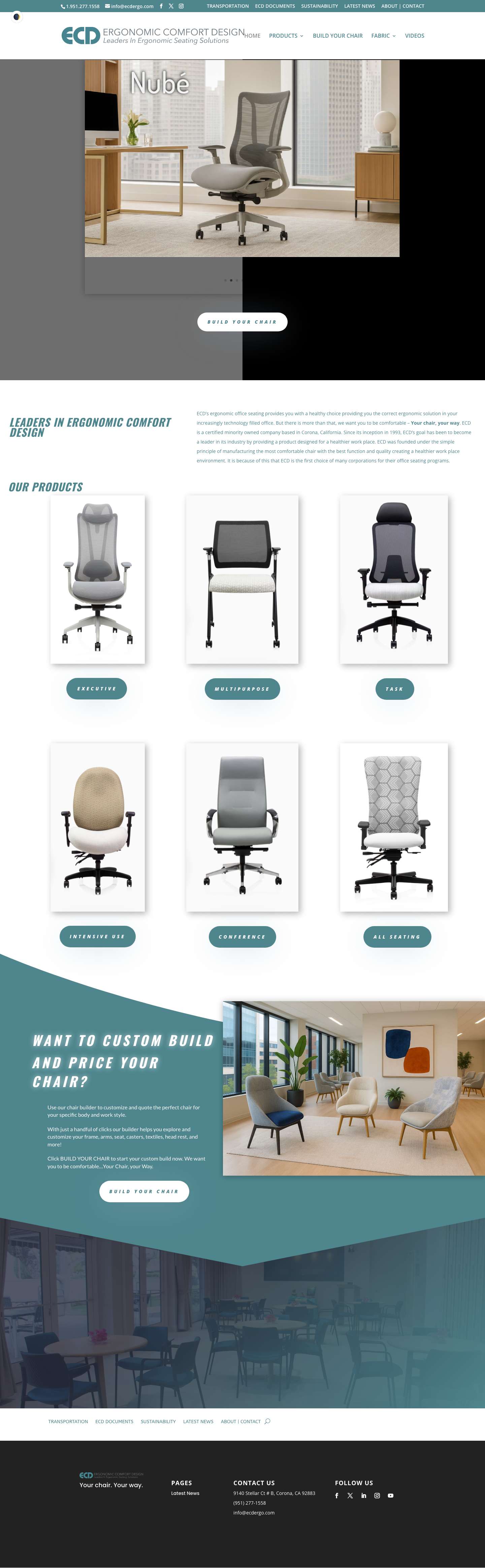 HOME | ECDergo - Full Screenshot