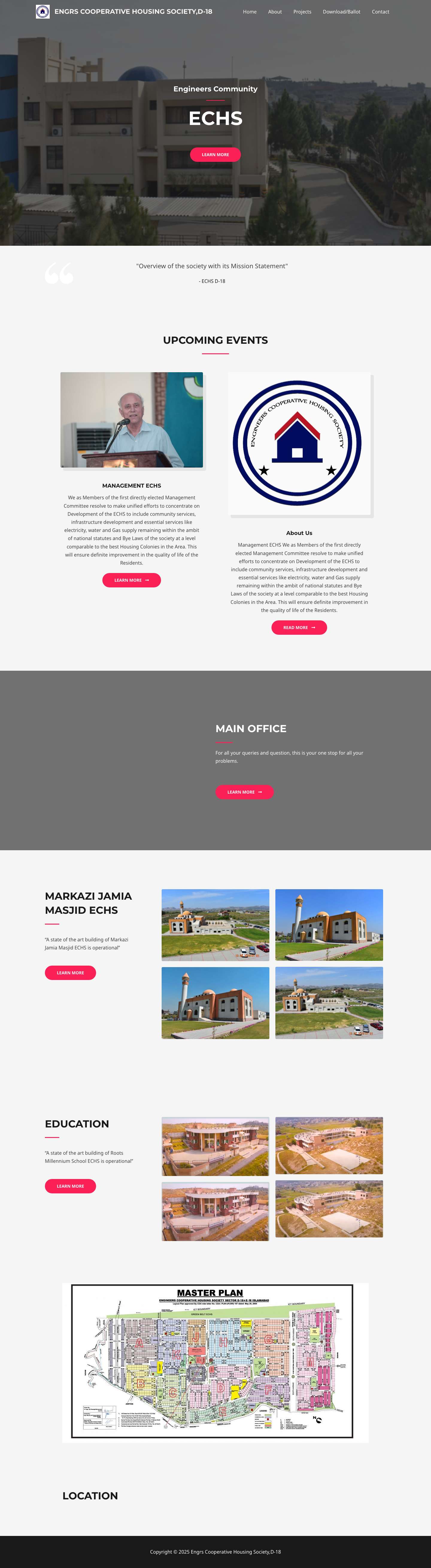 Engrs Cooperative Housing Society,D-18 - Full Screenshot
