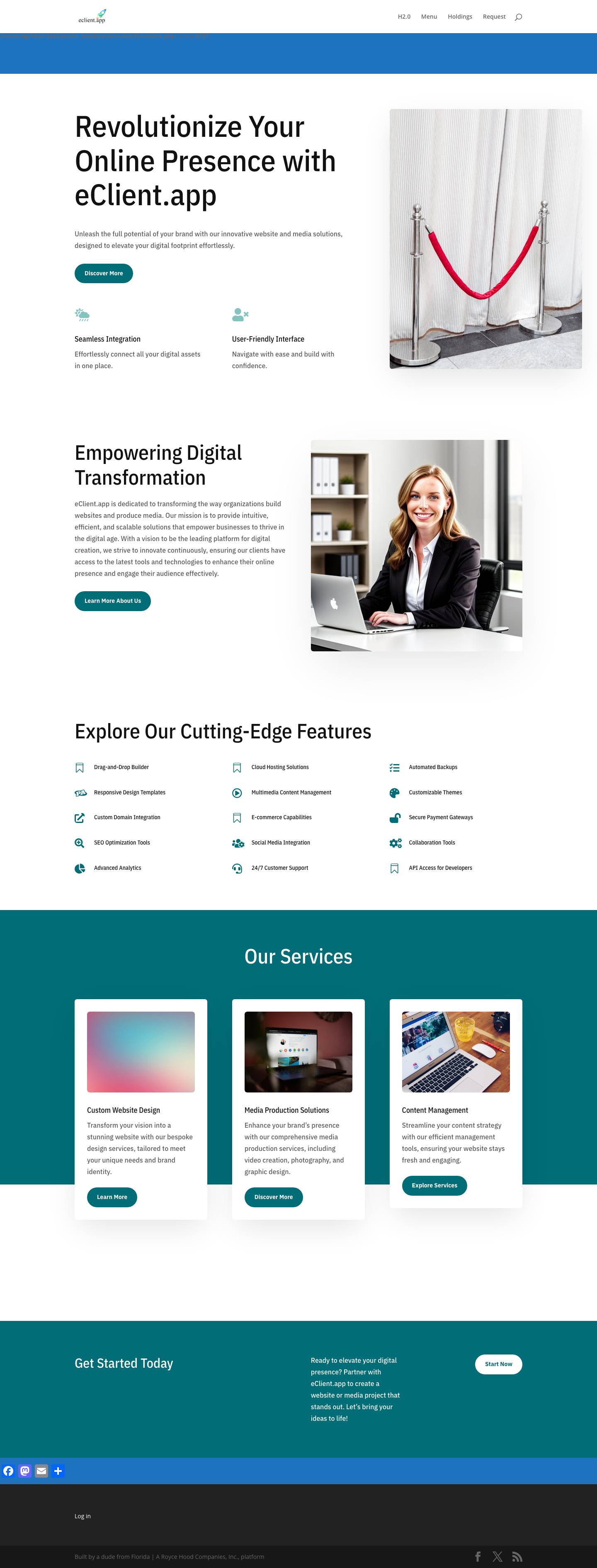 eClient.app | Domains, Websites and Such - Full Screenshot