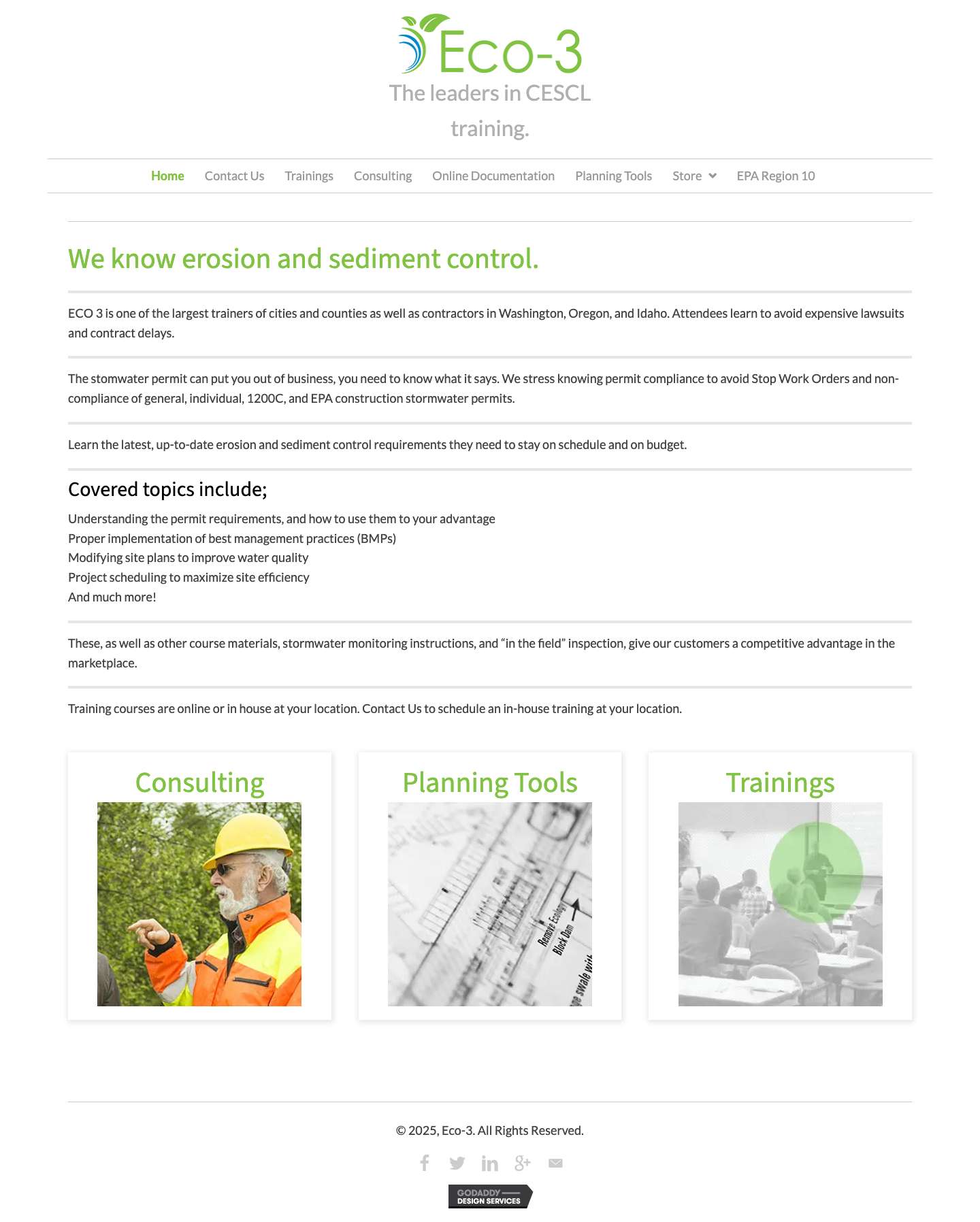 Stormwater Compliance Guide in the Northwest - Eco-3 - Full Screenshot