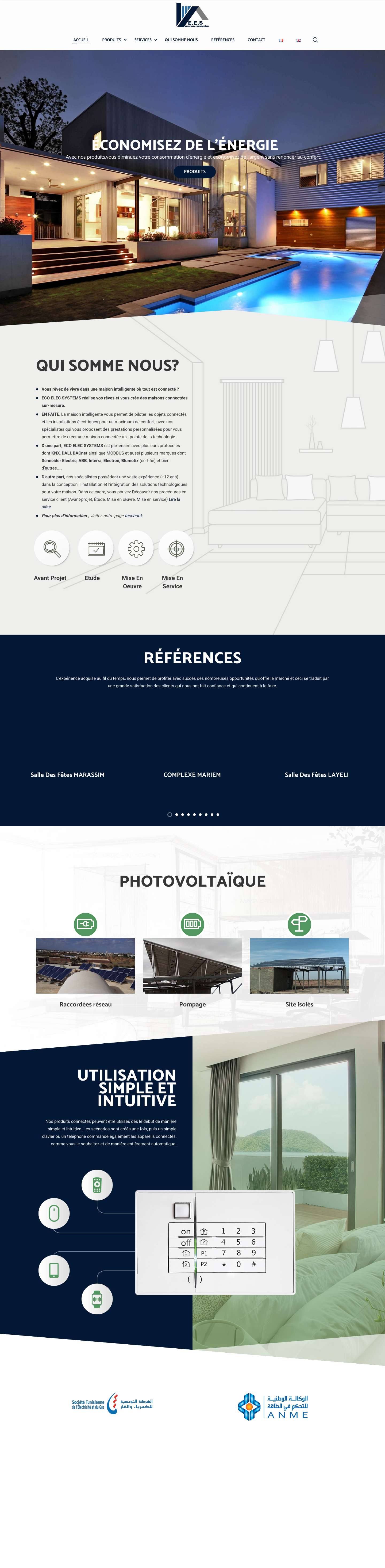 Accueil - ECOELECSYSTEMS - Full Screenshot