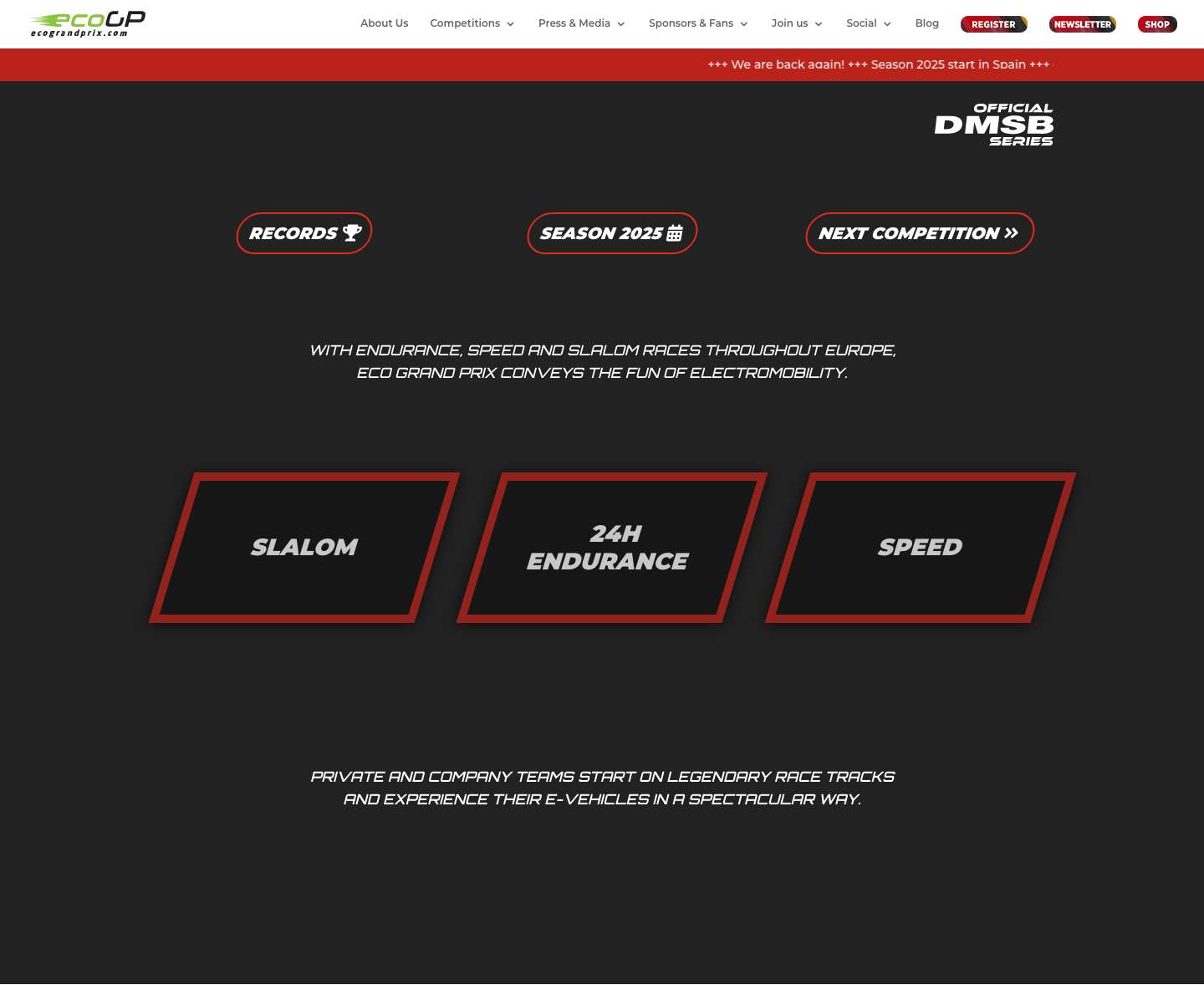 Sustainable team building event - eco Grand Prix - Full Screenshot