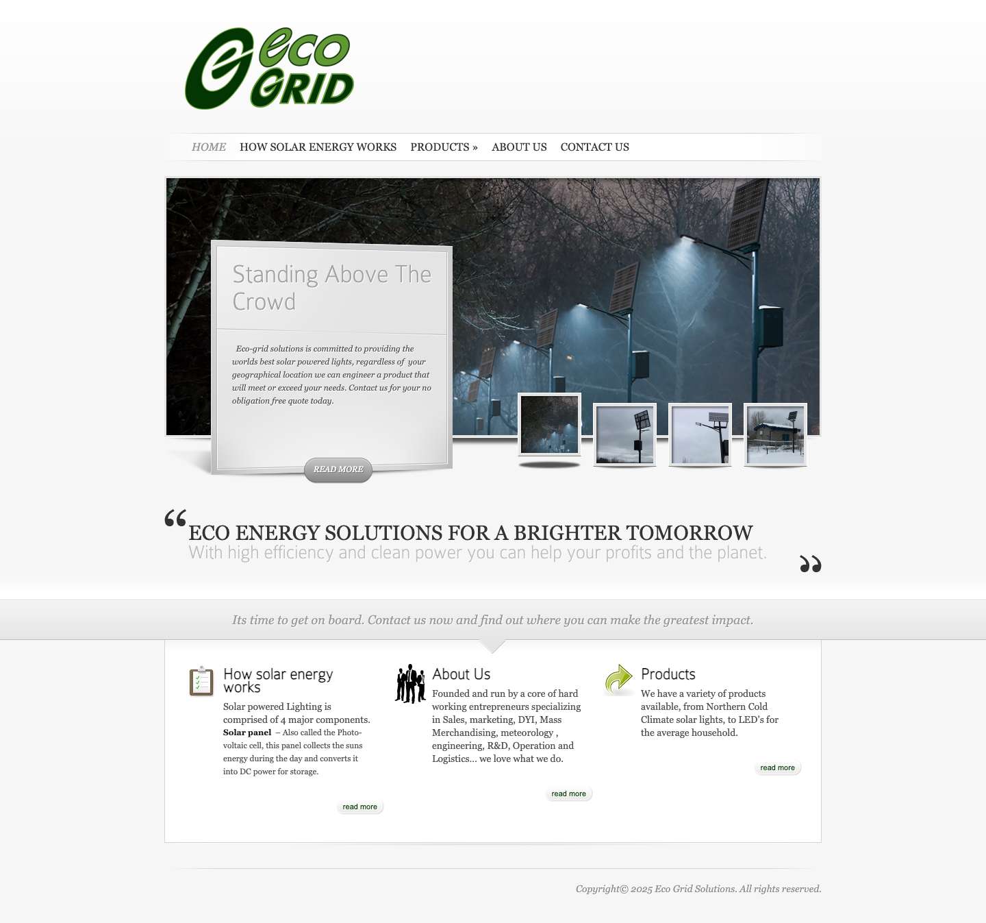 Solar Street Lights | Lighting your way - Full Screenshot