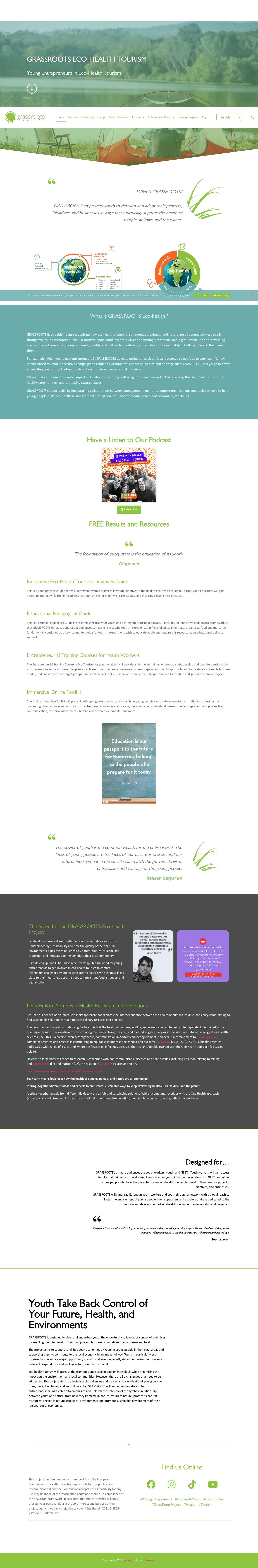 Young Entrepreneurs in Eco-Health Tourism - Full Screenshot