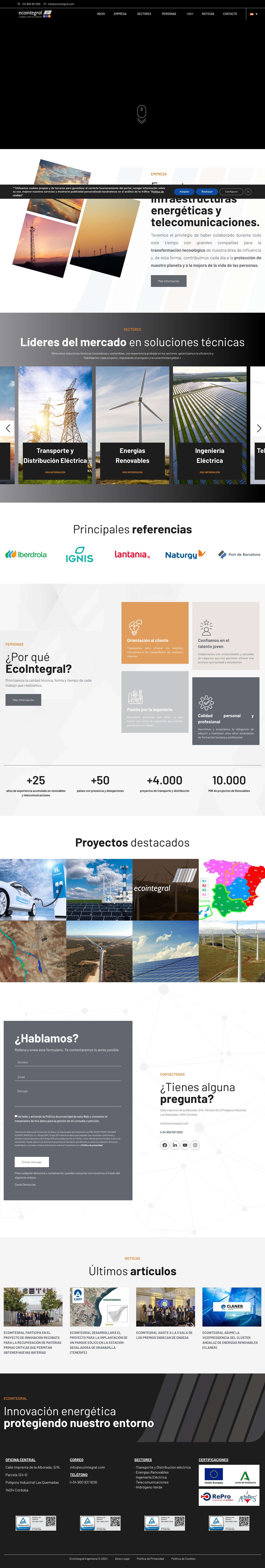 Inicio - Ecointegral - Full Screenshot