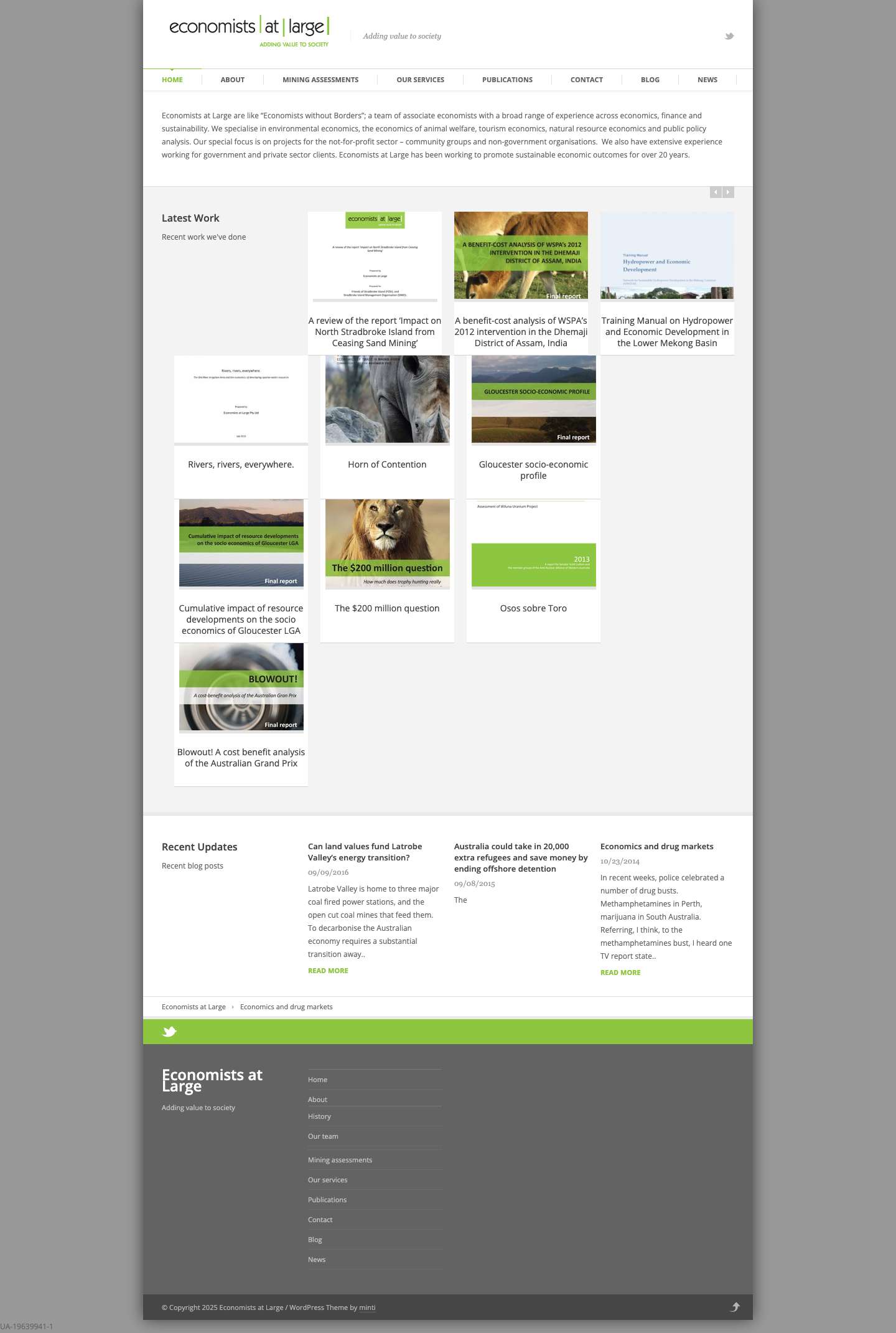 Economists at Large | Adding value to society - Full Screenshot