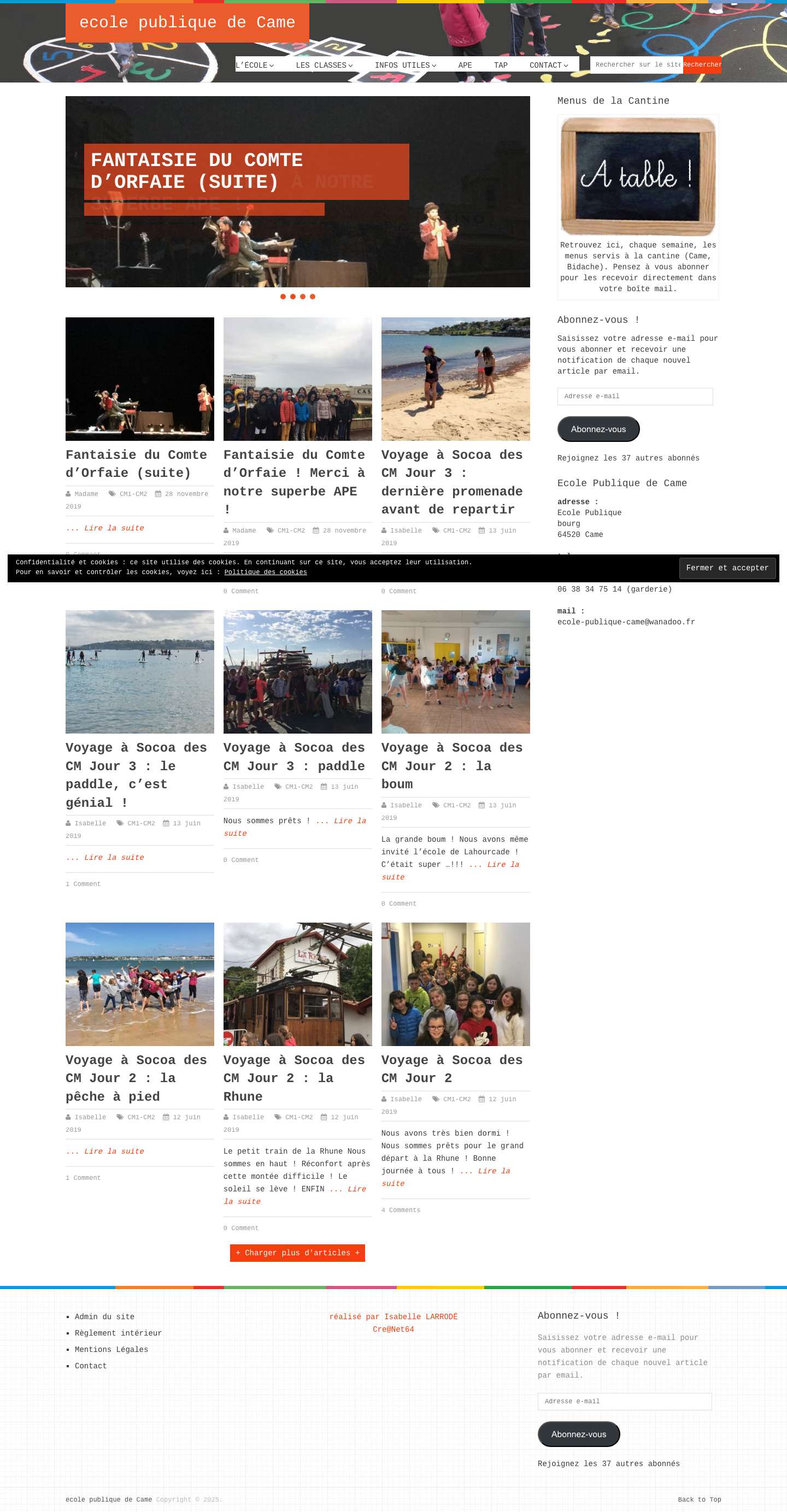 ecole publique de Came - - Full Screenshot