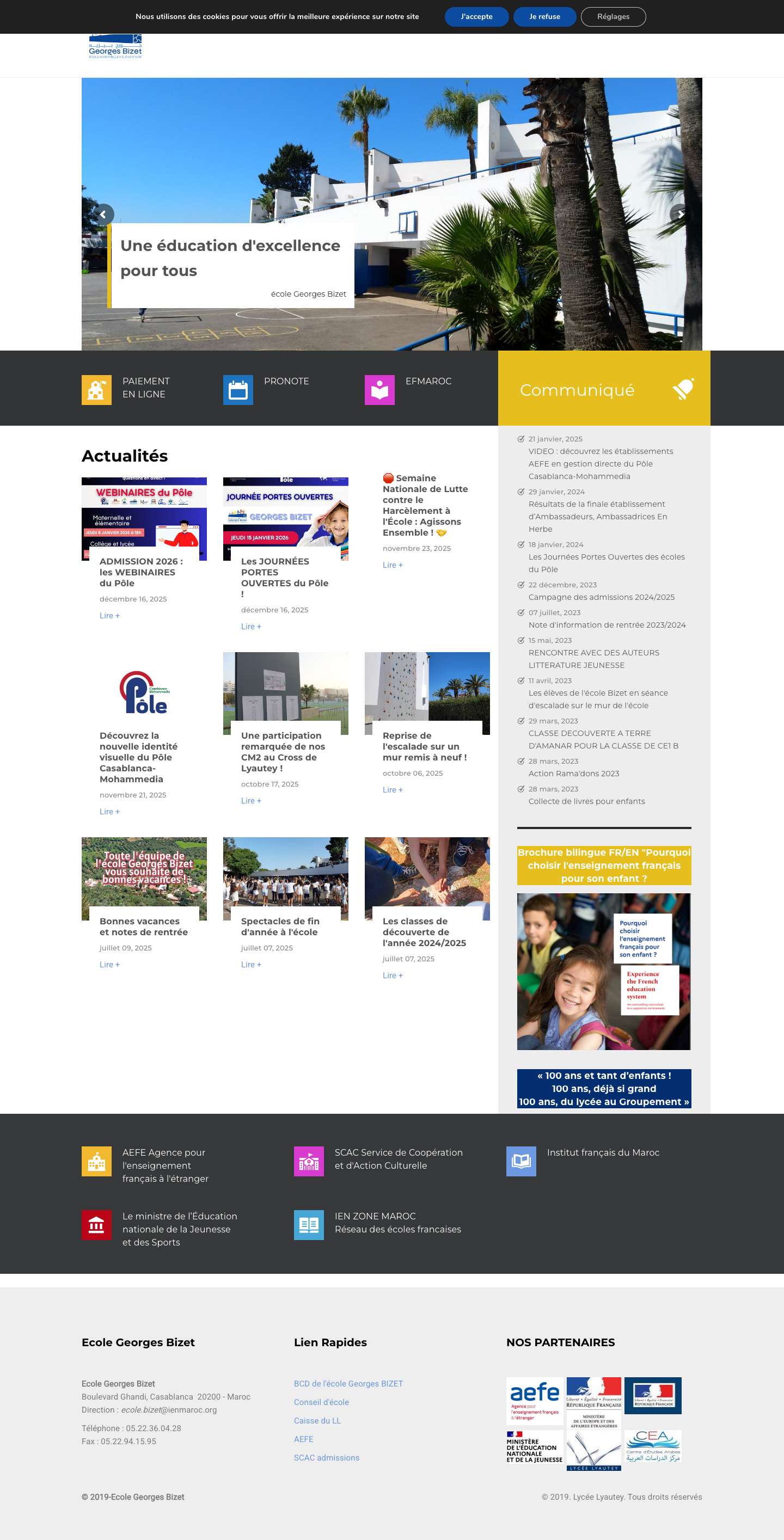 Ecole Georges Bizet – Ecole Georges Bizet - Full Screenshot