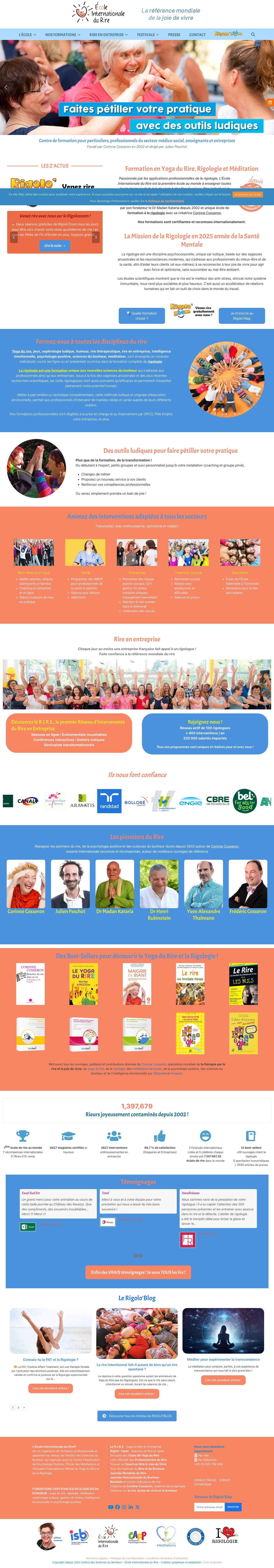 École Internationale du Rire - Full Screenshot