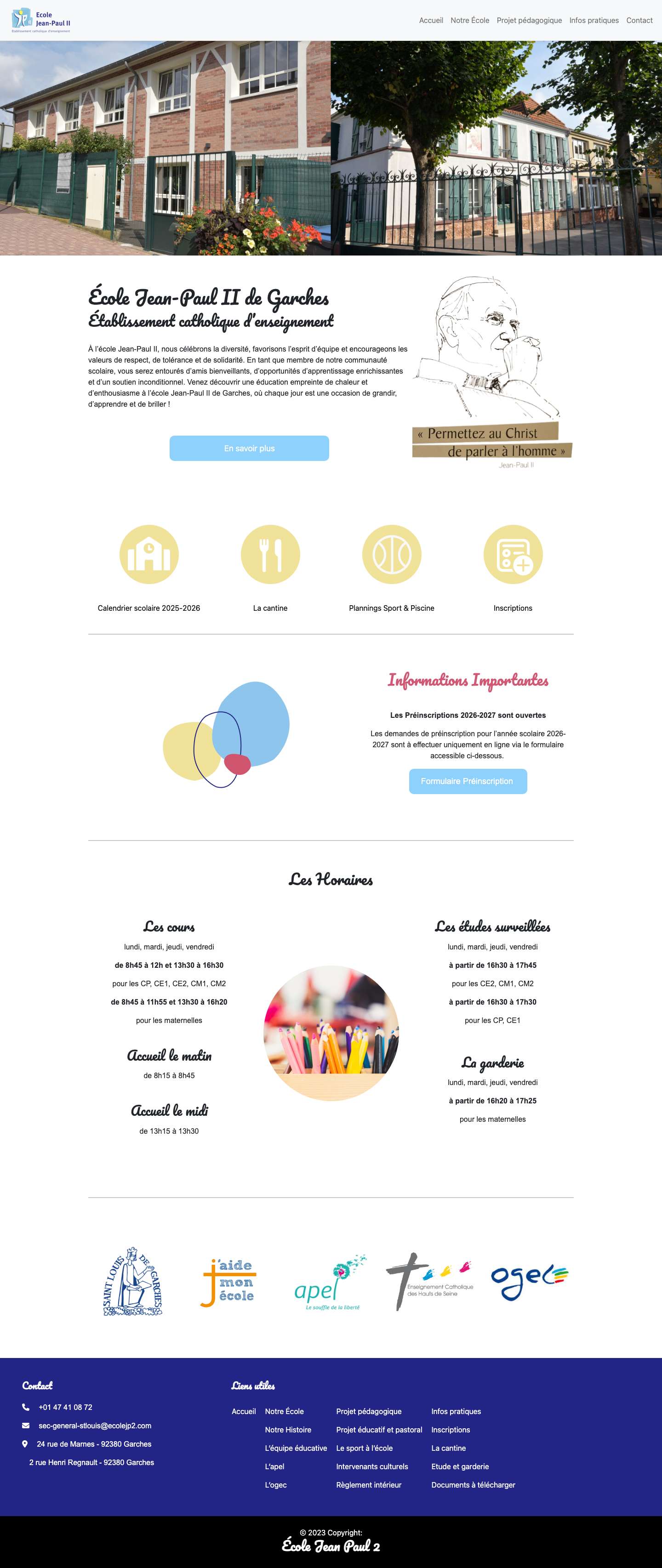 Ecole Jean Paul 2 - Full Screenshot