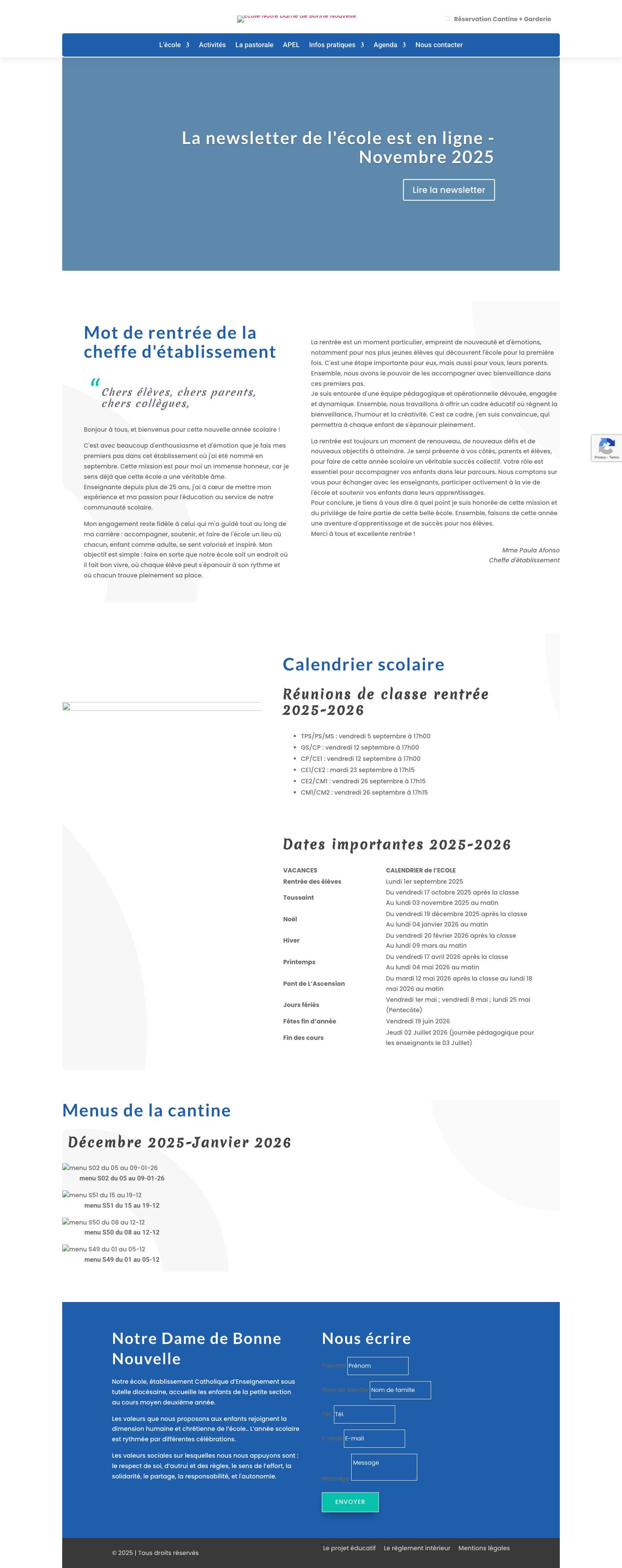 Ecole Notre Dame de Bonne Nouvelle Montpellier - École Notre Dame de Bonne Nouvelle - Montpellier - Full Screenshot