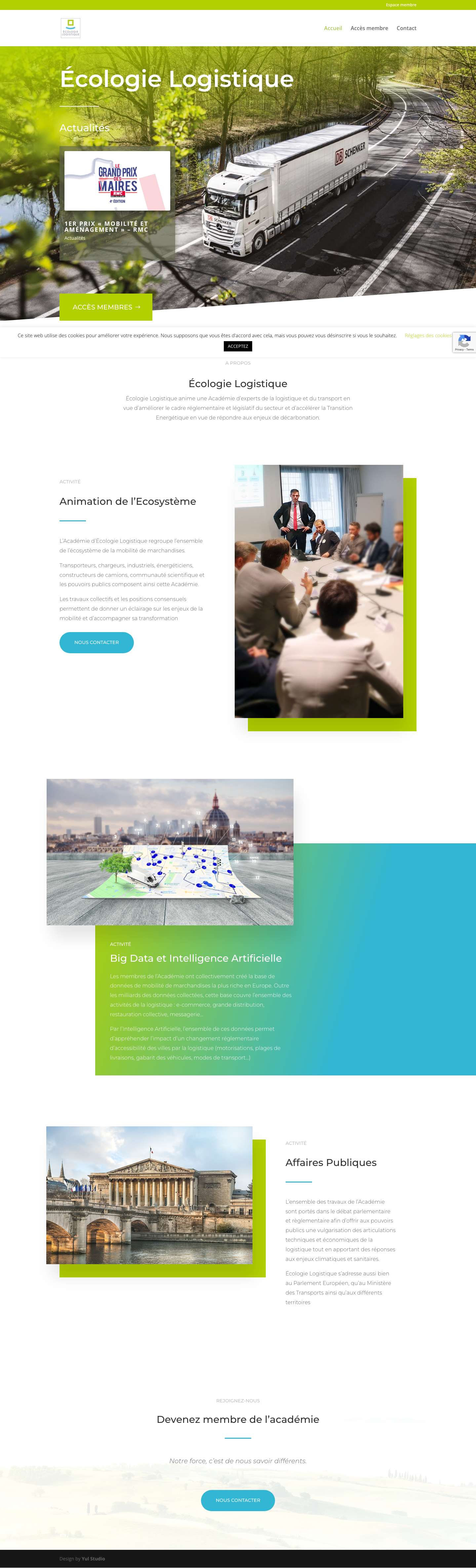 Ecologie logistique | - Full Screenshot