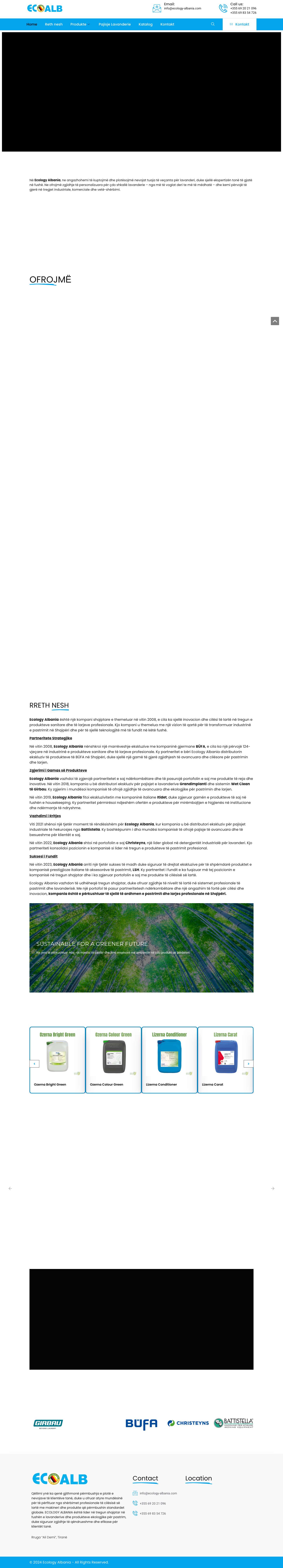 Home - Ecology Albania - Full Screenshot